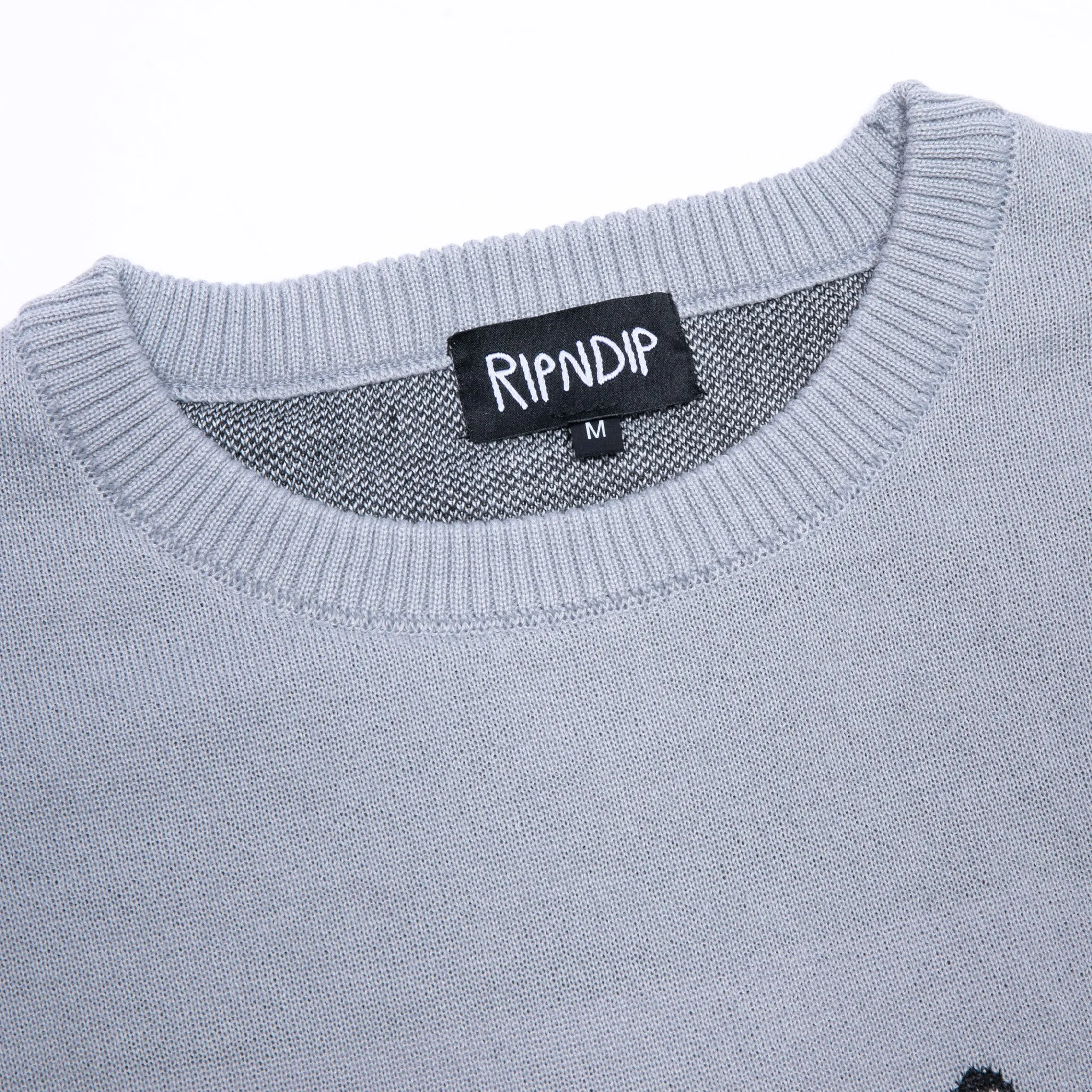 Heaven And Hell Knit Sweater (Light Blue) sold by Ripndip product image thumbnail 5