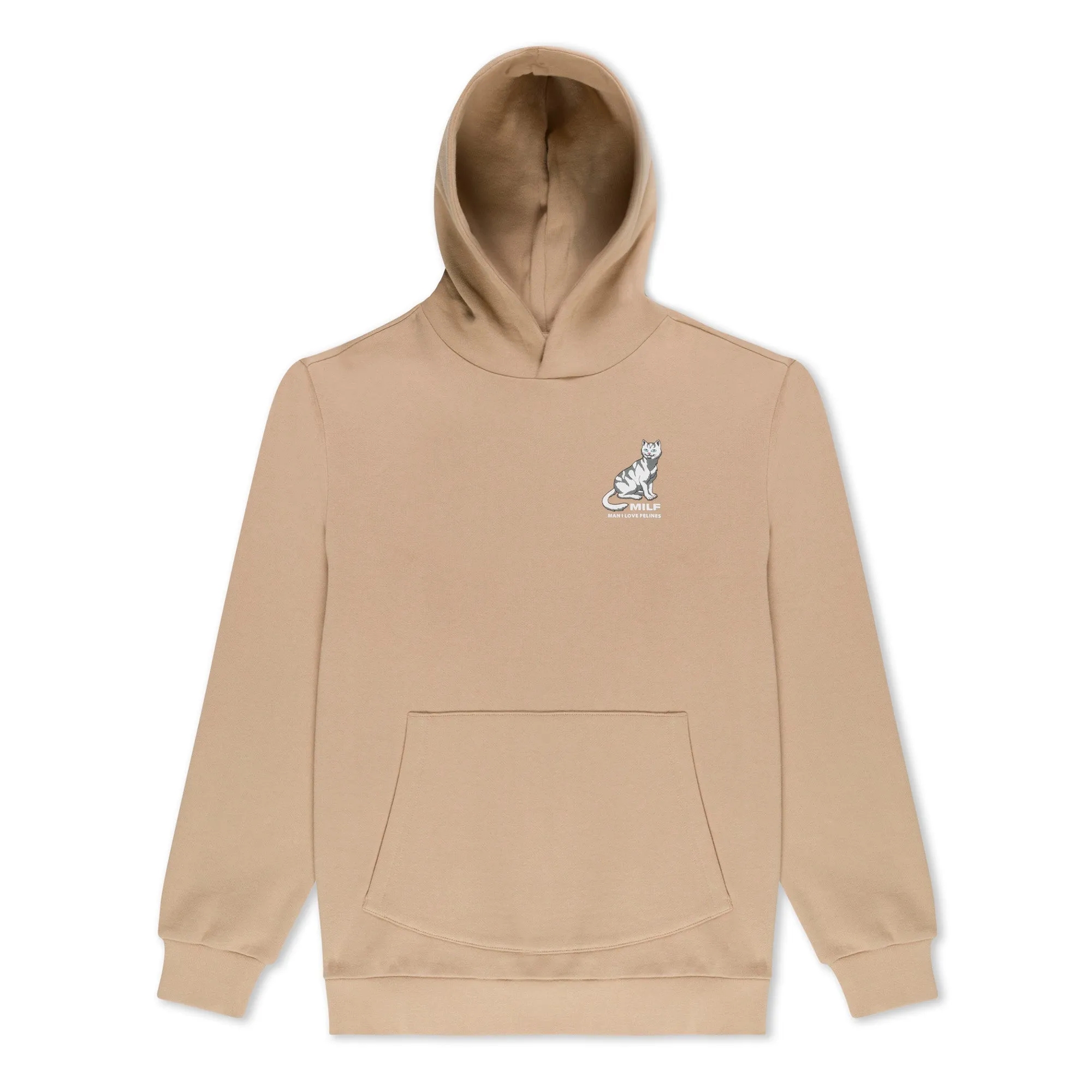 Man I Love Felines Hoodie (Almond) sold by Ripndip product image thumbnail 3