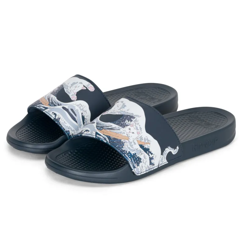Ripped N Dipped Slides (Black) | Parallel