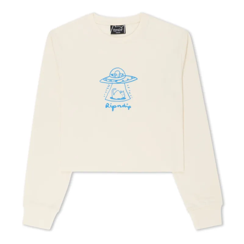 Blonded Cropped Long Sleeve (Natural) sold by Ripndip