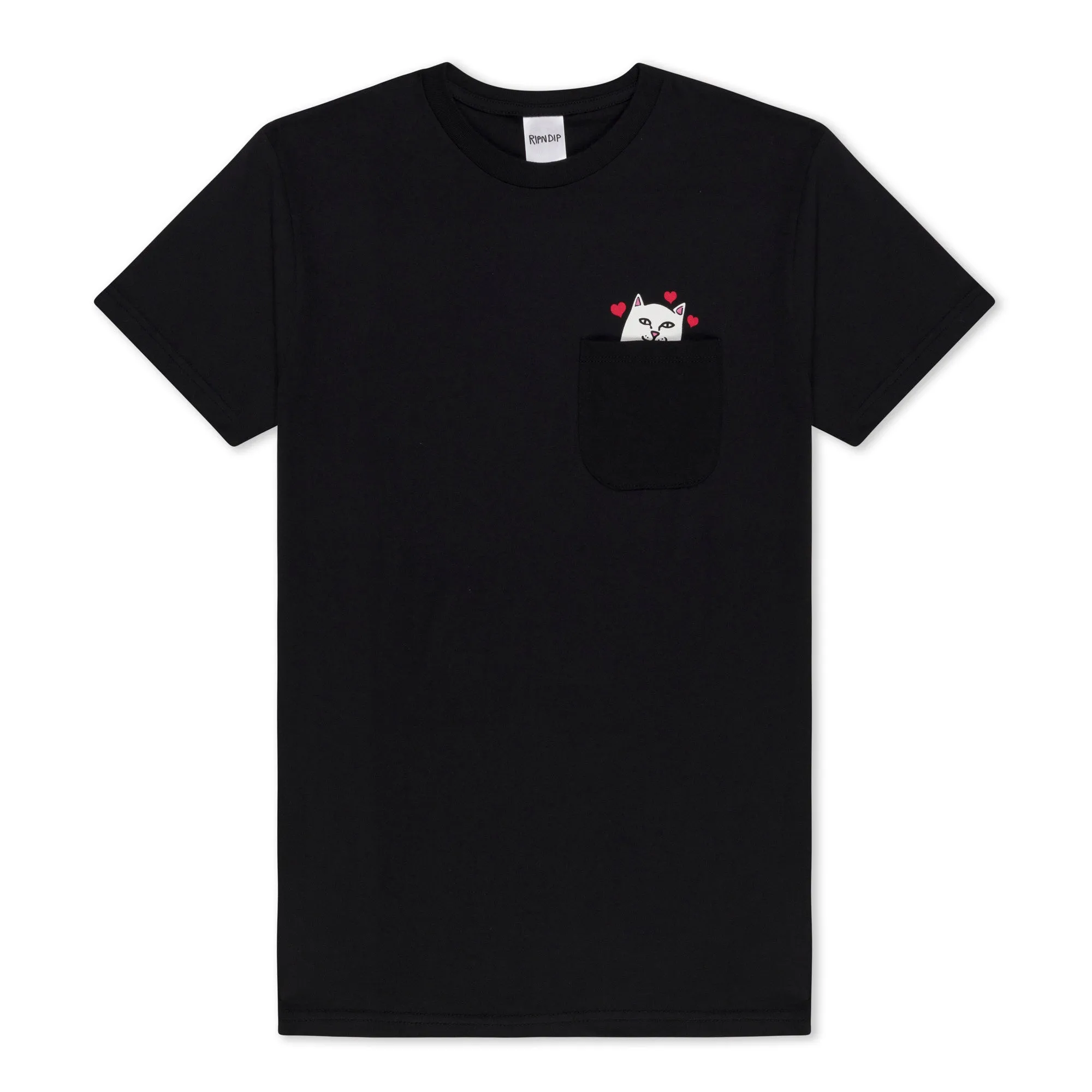 Lord Nermal Loves Pocket Tee (Black) sold by Ripndip
