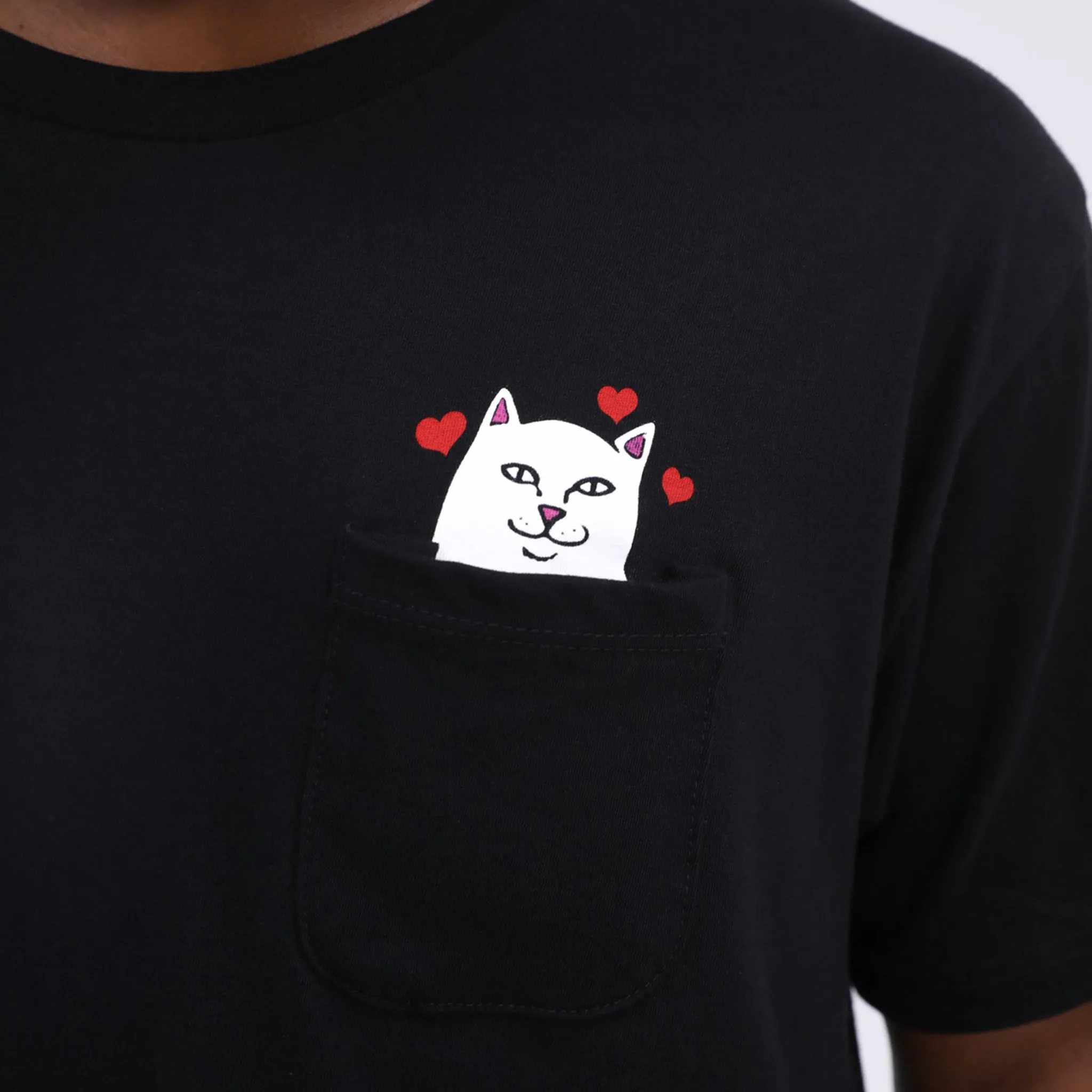 Lord Nermal Loves Pocket Tee (Black) sold by Ripndip product image thumbnail 3