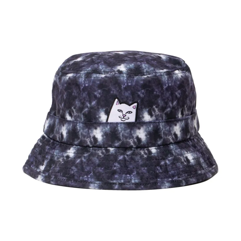 Lord Nermal Tie Dye Bucket Hat (Black Lightning Wash) sold by Ripndip