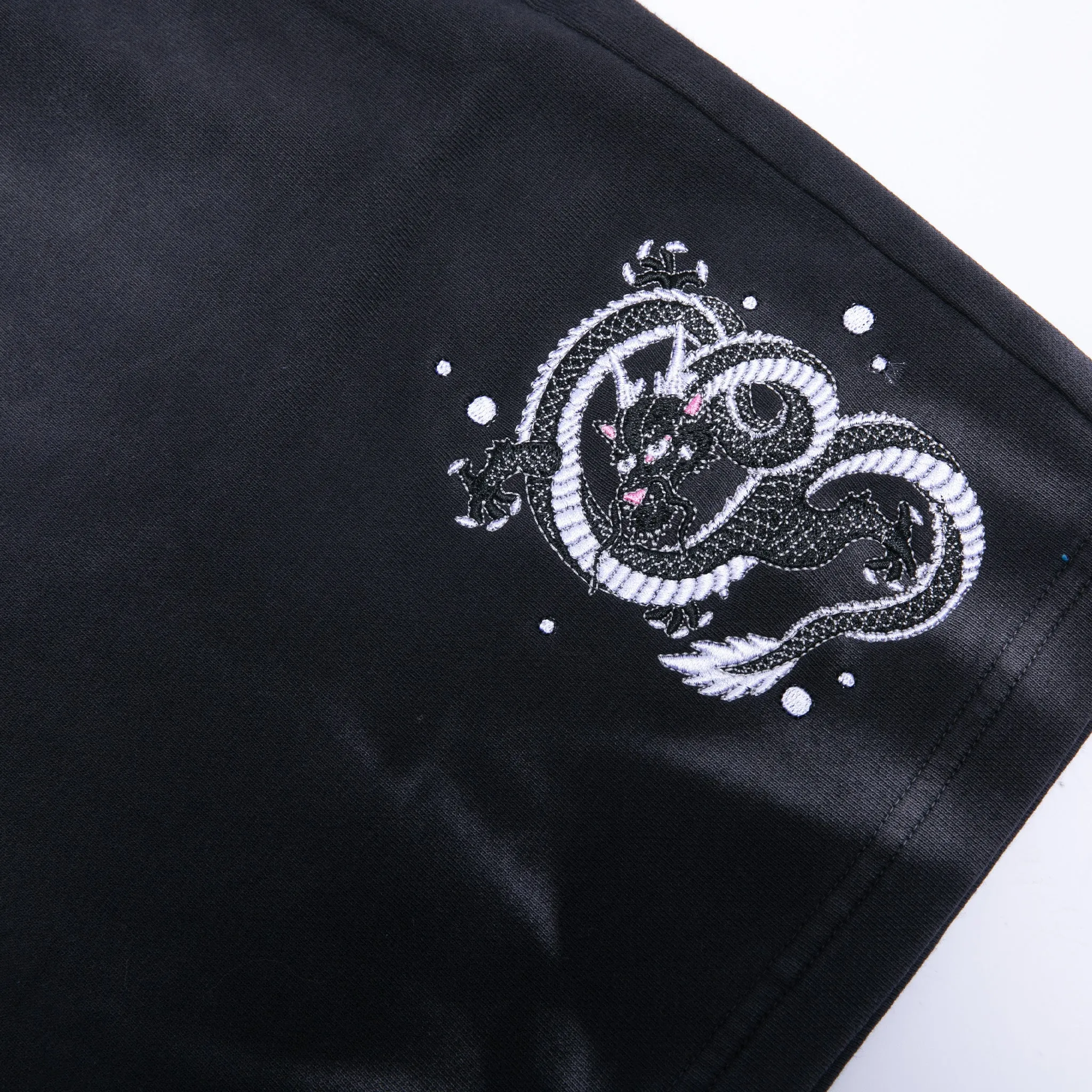 Mystic Jerm Sweatshorts (Black Faded Wash) sold by Ripndip product image thumbnail 4