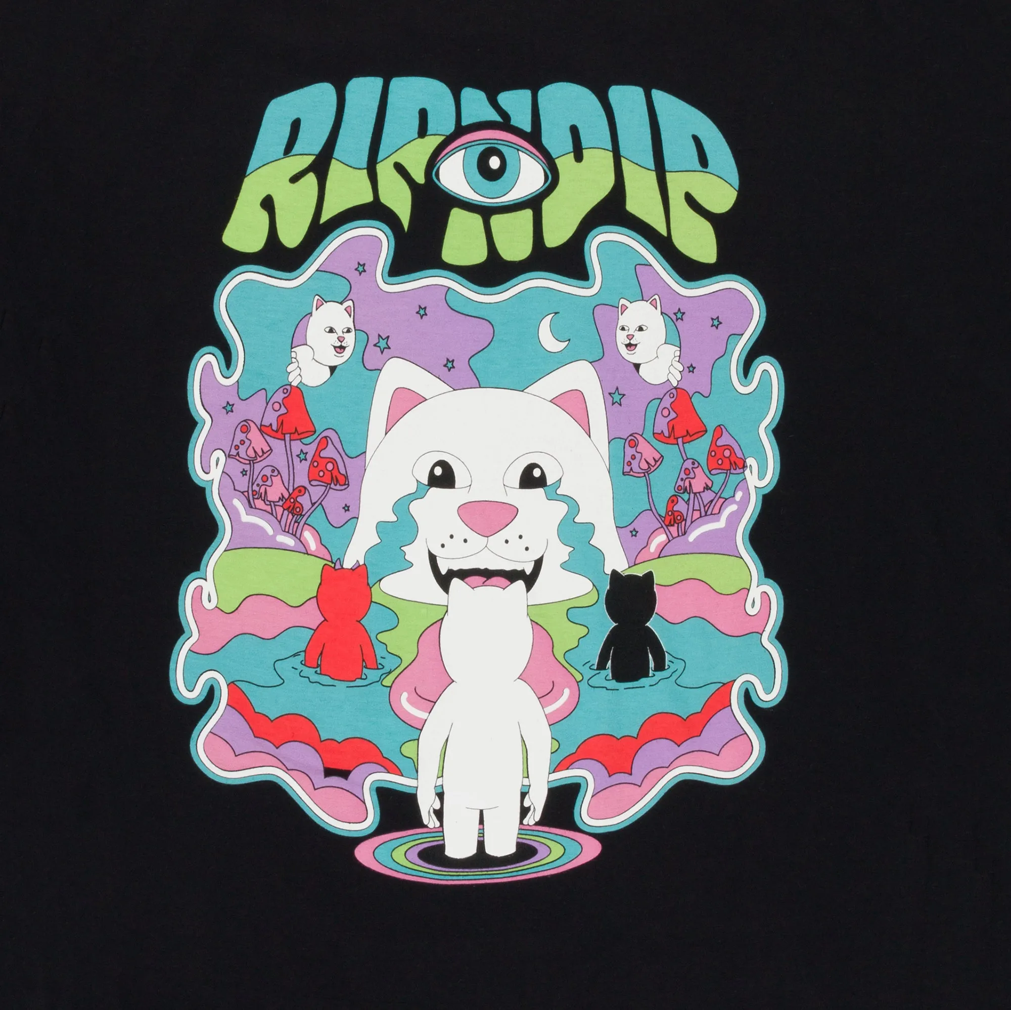 Tear To Heaven Tee (Black) sold by Ripndip product image thumbnail 4