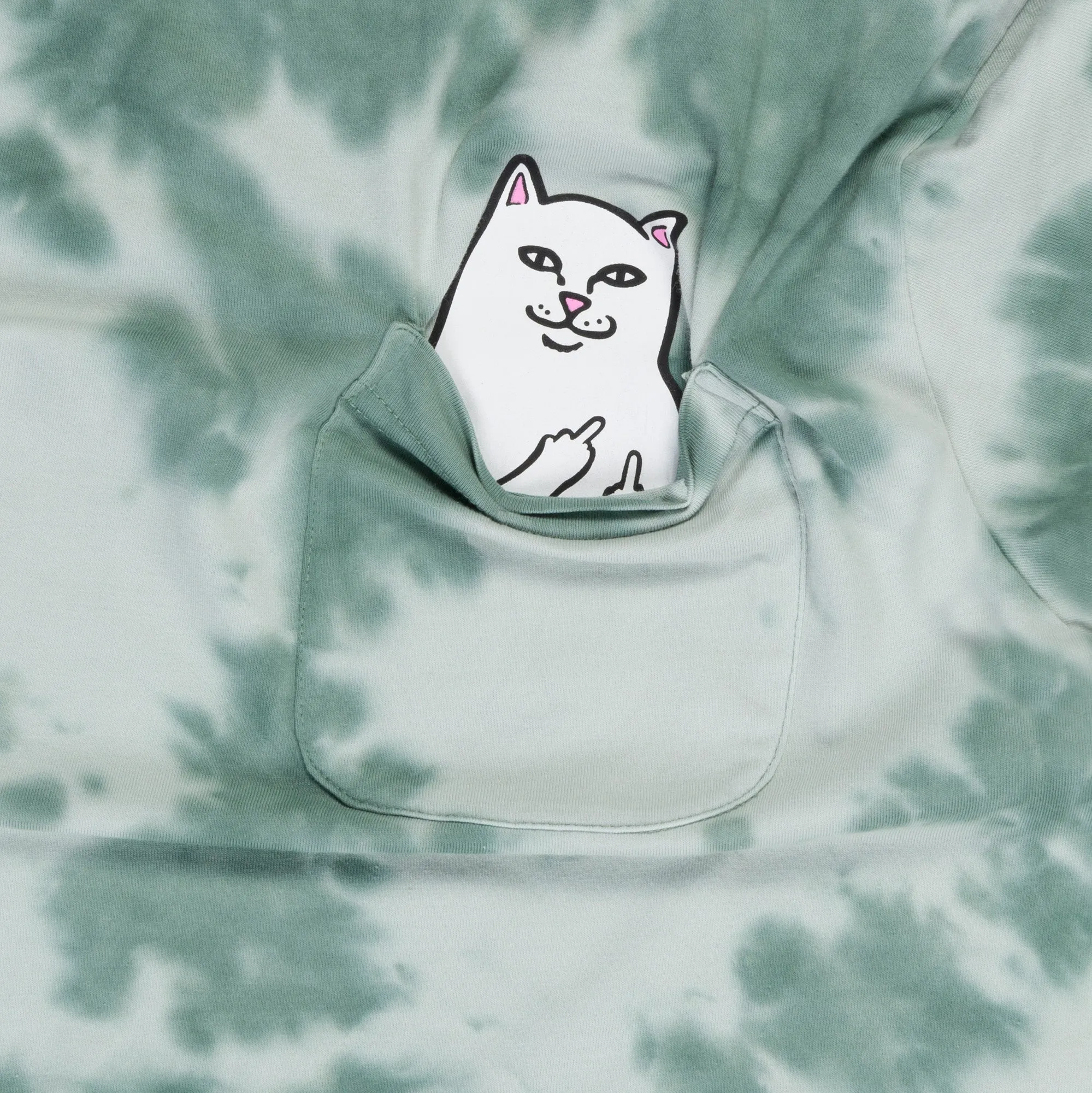 Lord Nermal Pocket Tee (Olive Green Tie Dye) sold by Ripndip product image thumbnail 2