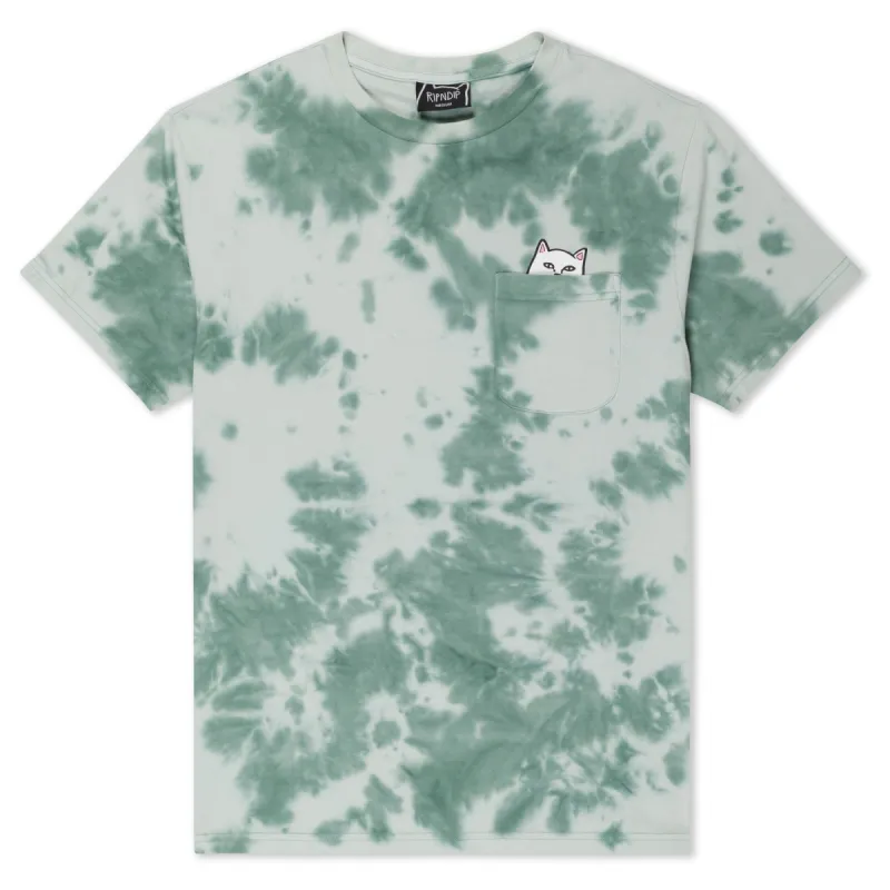 Lord Nermal Pocket Tee (Olive Green Tie Dye) sold by Ripndip