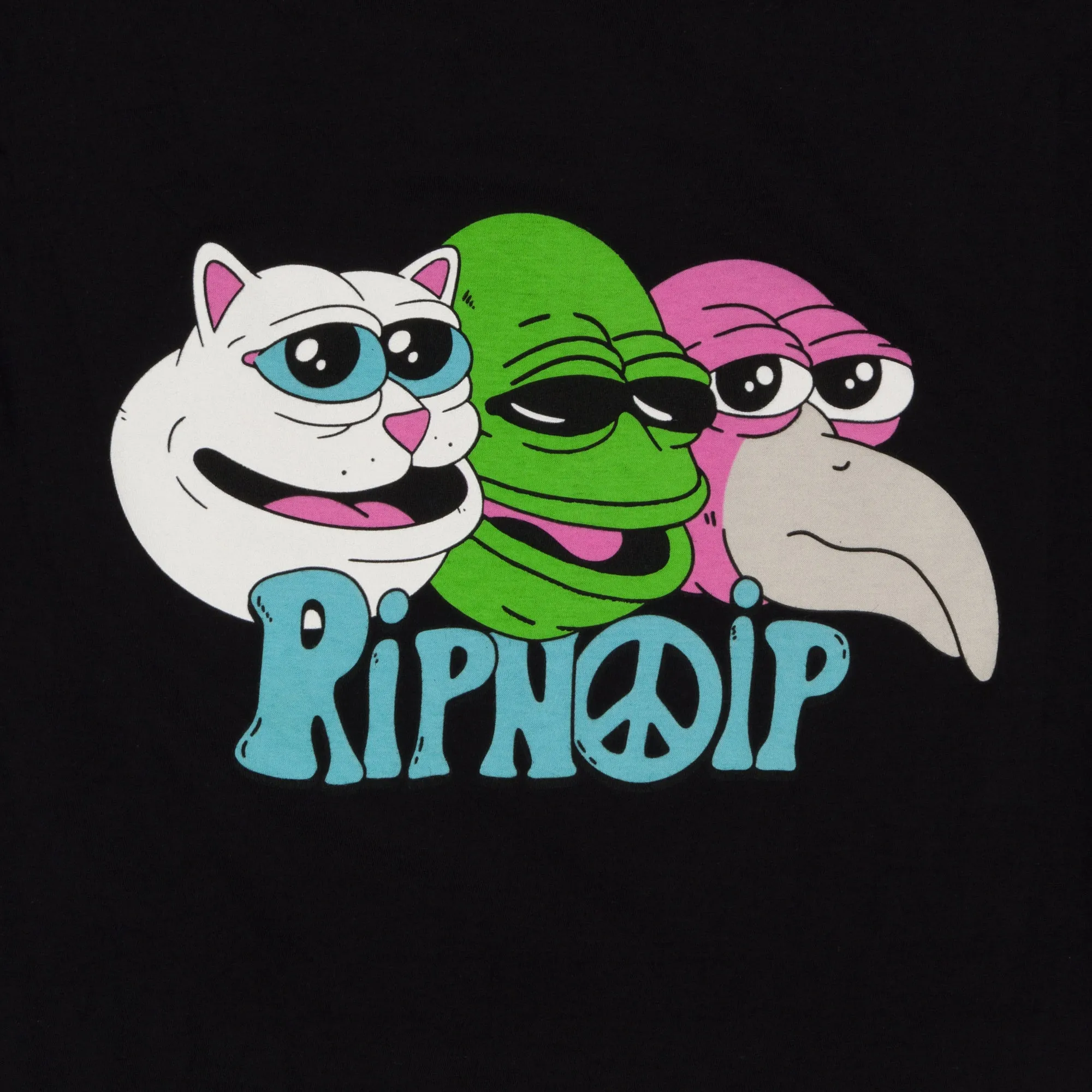 Trio Tee (Black) sold by Ripndip product image thumbnail 4