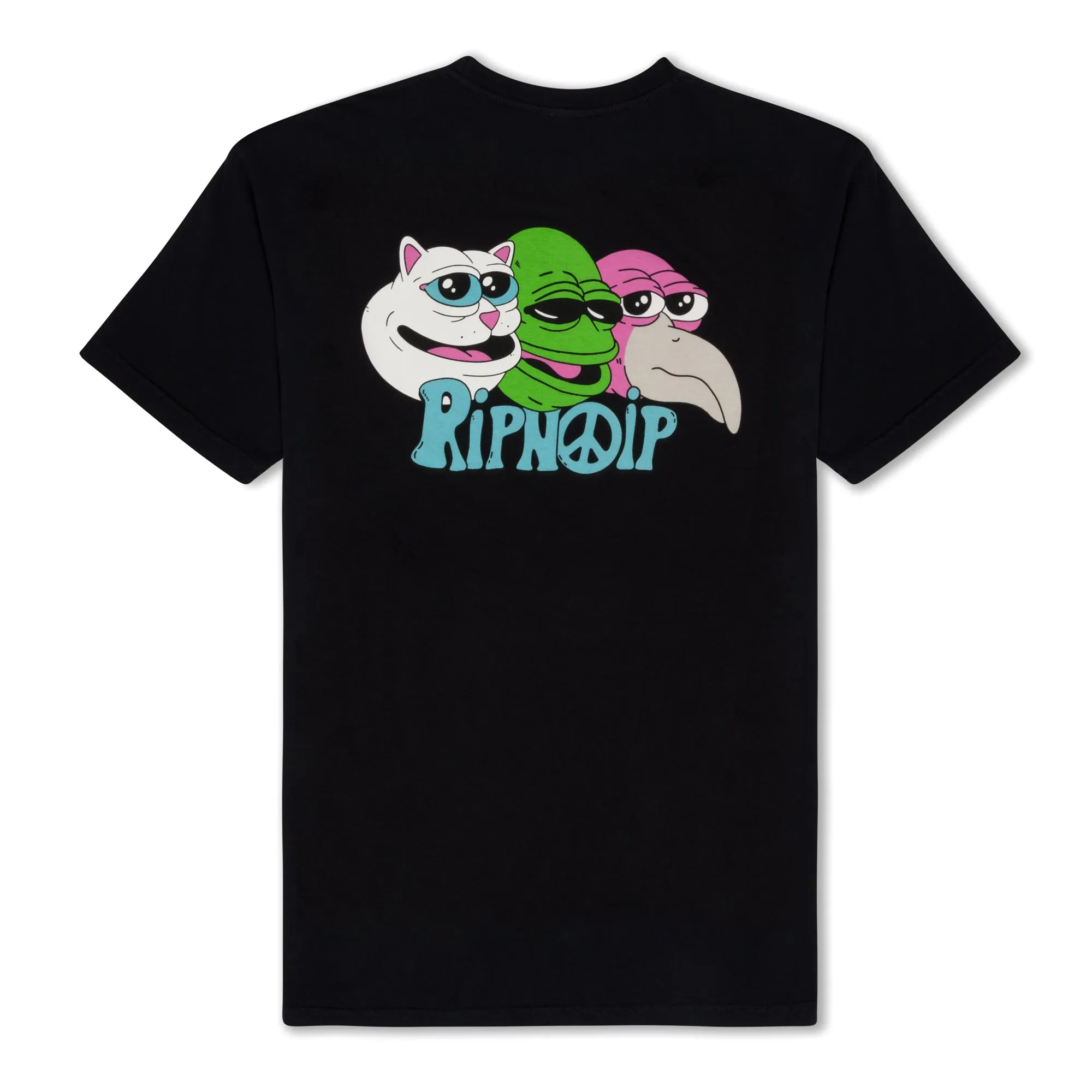 Trio Tee (Black) sold by Ripndip
