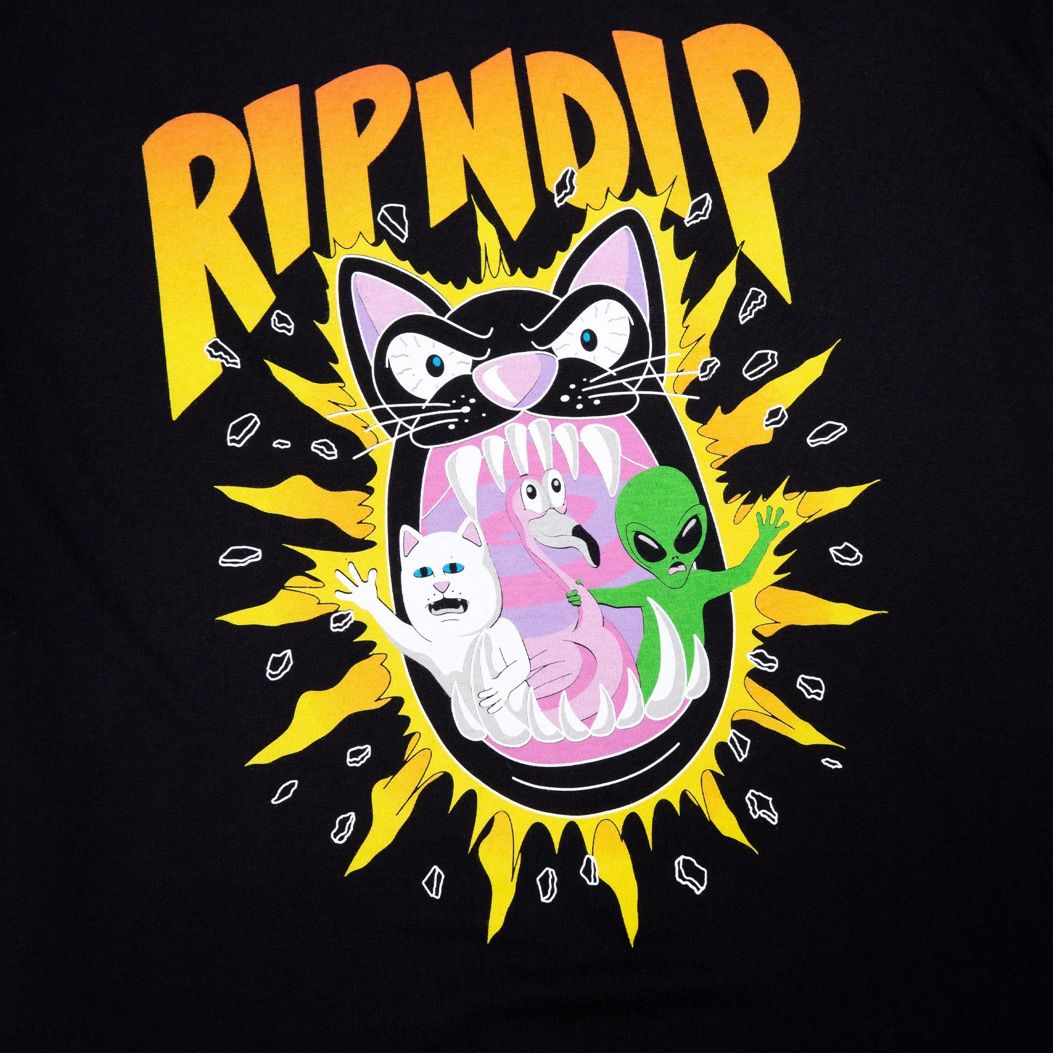 Hellavanight Tee (Black) sold by Ripndip product image thumbnail 2