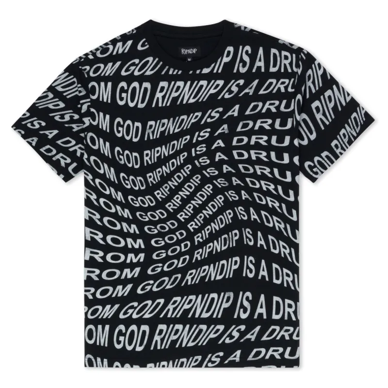 Drug From God Tee (Black) made by Ripndip