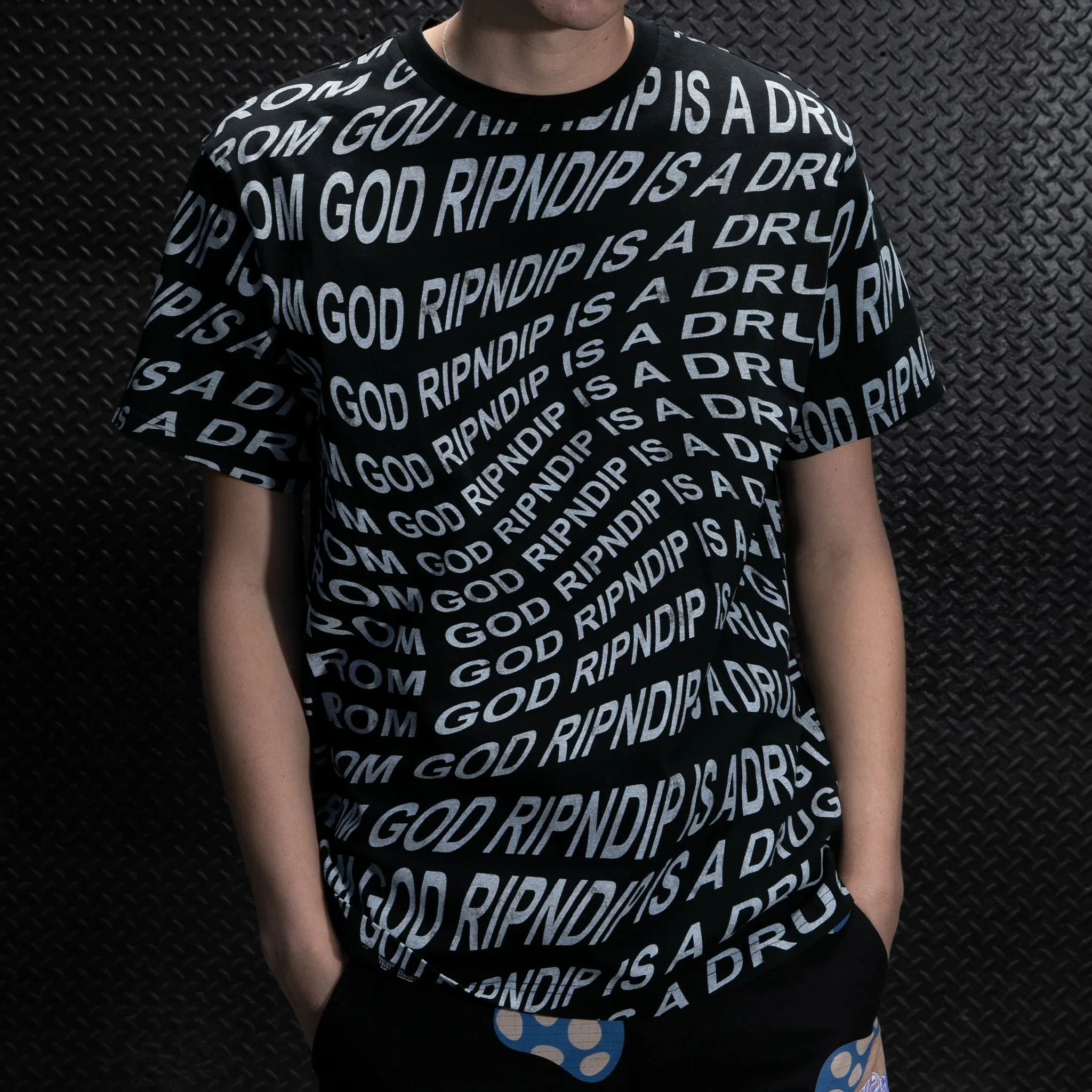 Drug From God Tee (Black) sold by Ripndip product image thumbnail 2