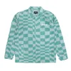 Checked Coaches Jacket (Military Green) sold by Ripndip