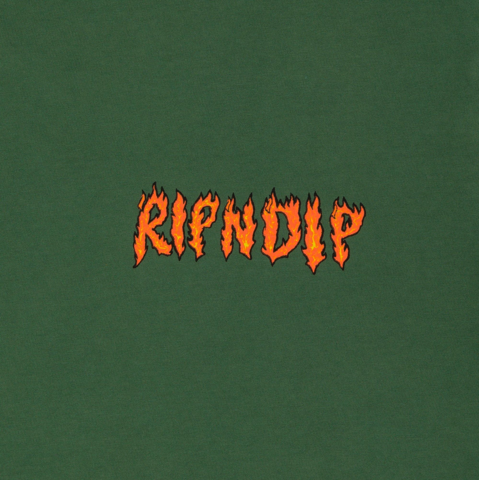 Burn Tee (Olive) sold by Ripndip product image thumbnail 4