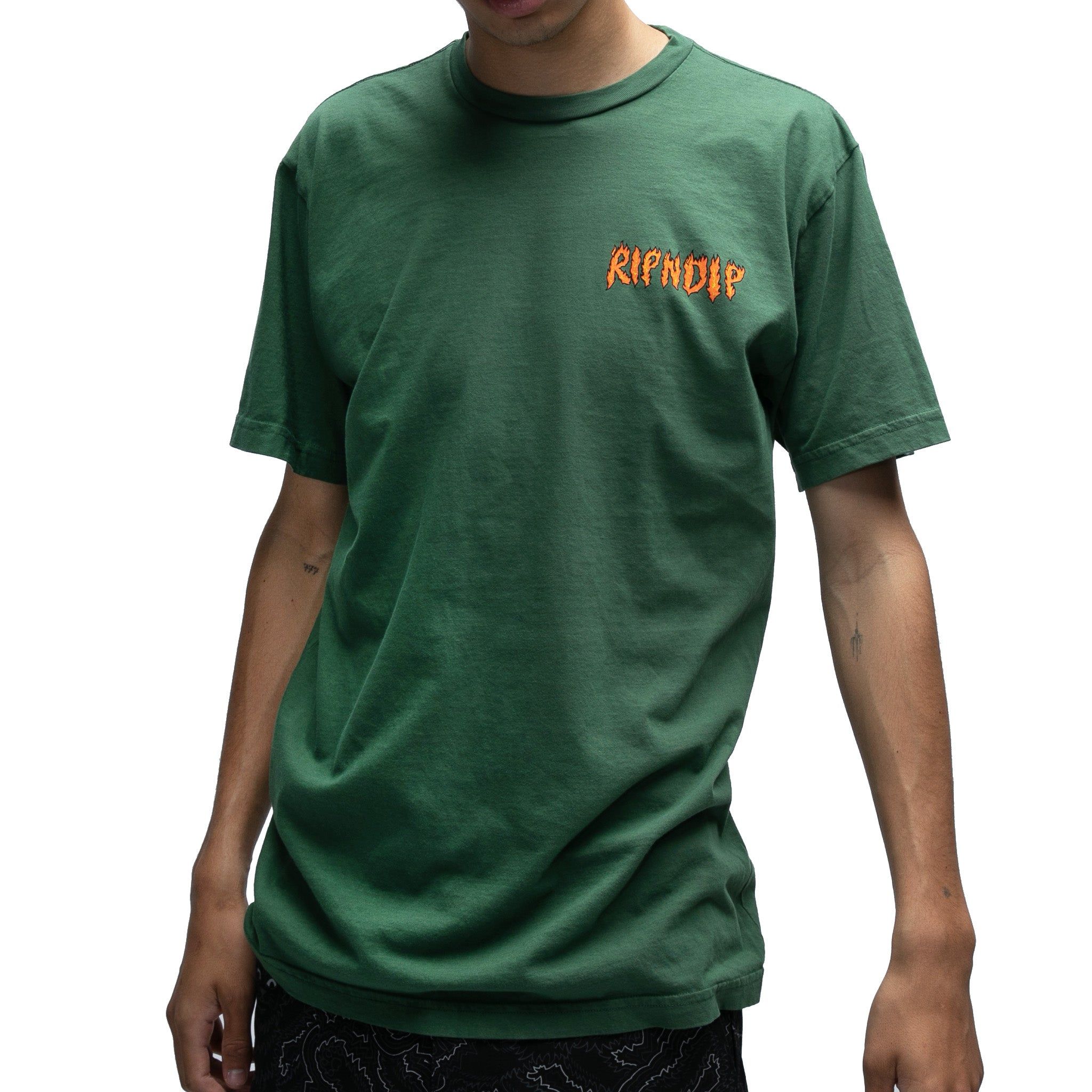 Burn Tee (Olive) sold by Ripndip product image thumbnail 2