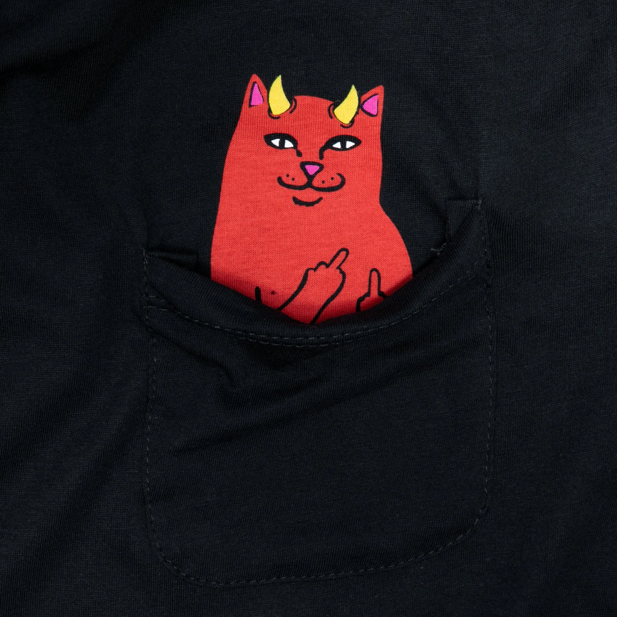 Lord Devil Pocket Tee (Black) sold by Ripndip product image thumbnail 3
