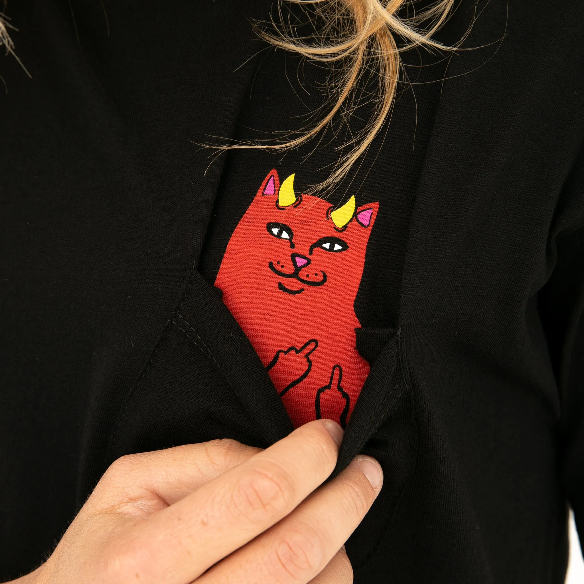 Lord Devil Pocket Tee (Black) sold by Ripndip product image thumbnail 2