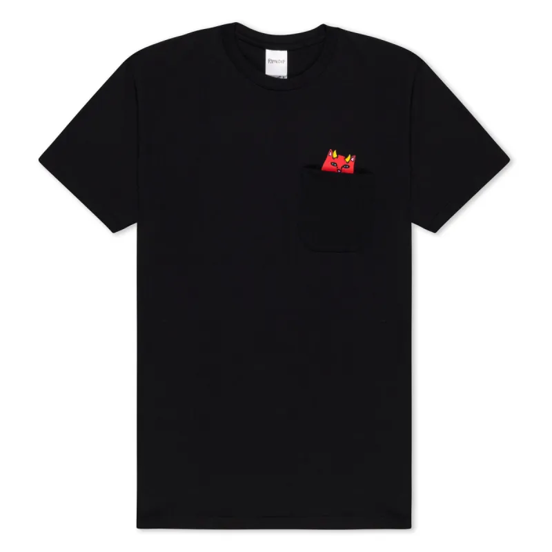 Lord Devil Pocket Tee (Black) sold by Ripndip