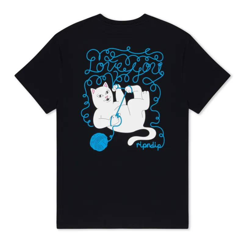 Threads Tee (Black) sold by Ripndip