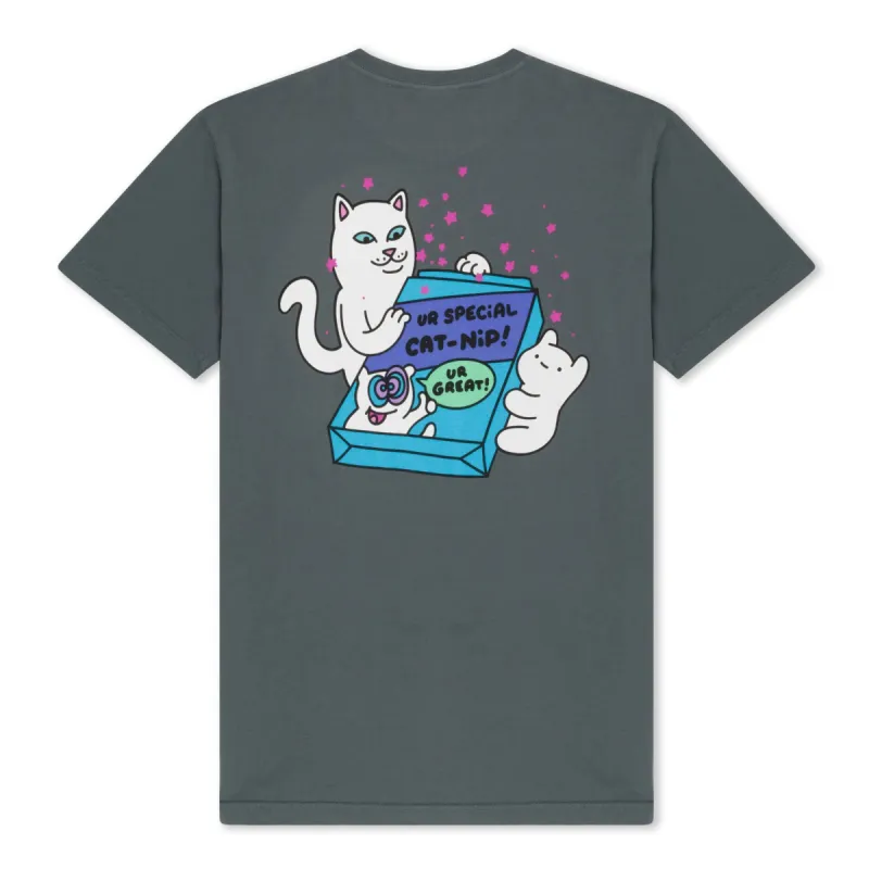 Ur Special Cat Nip Tee (Charcoal) sold by Ripndip