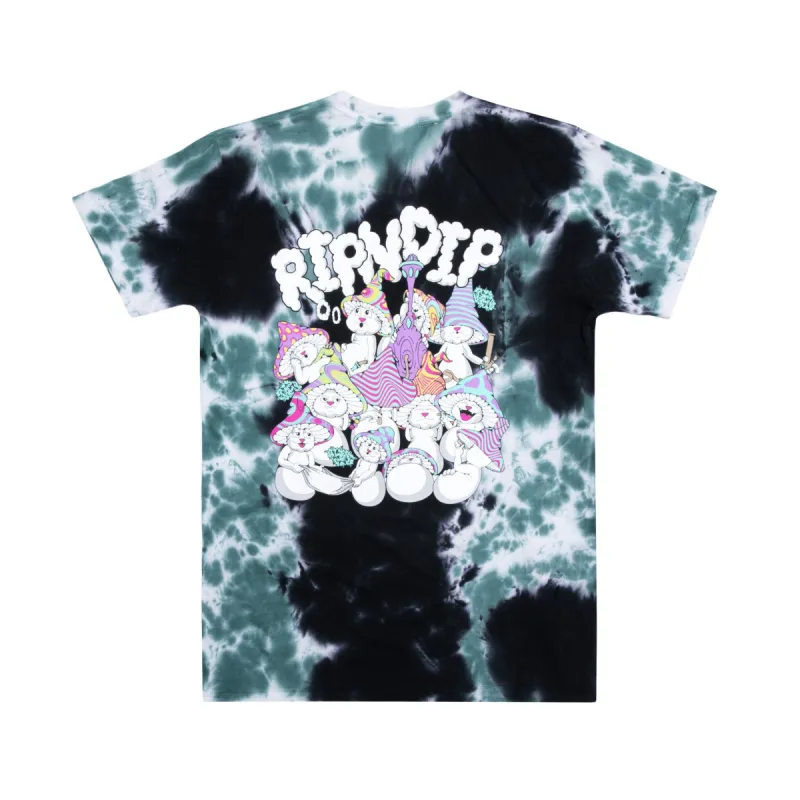Kaleidoscopic Tee (Black/Sage Tie Dye) made by Ripndip