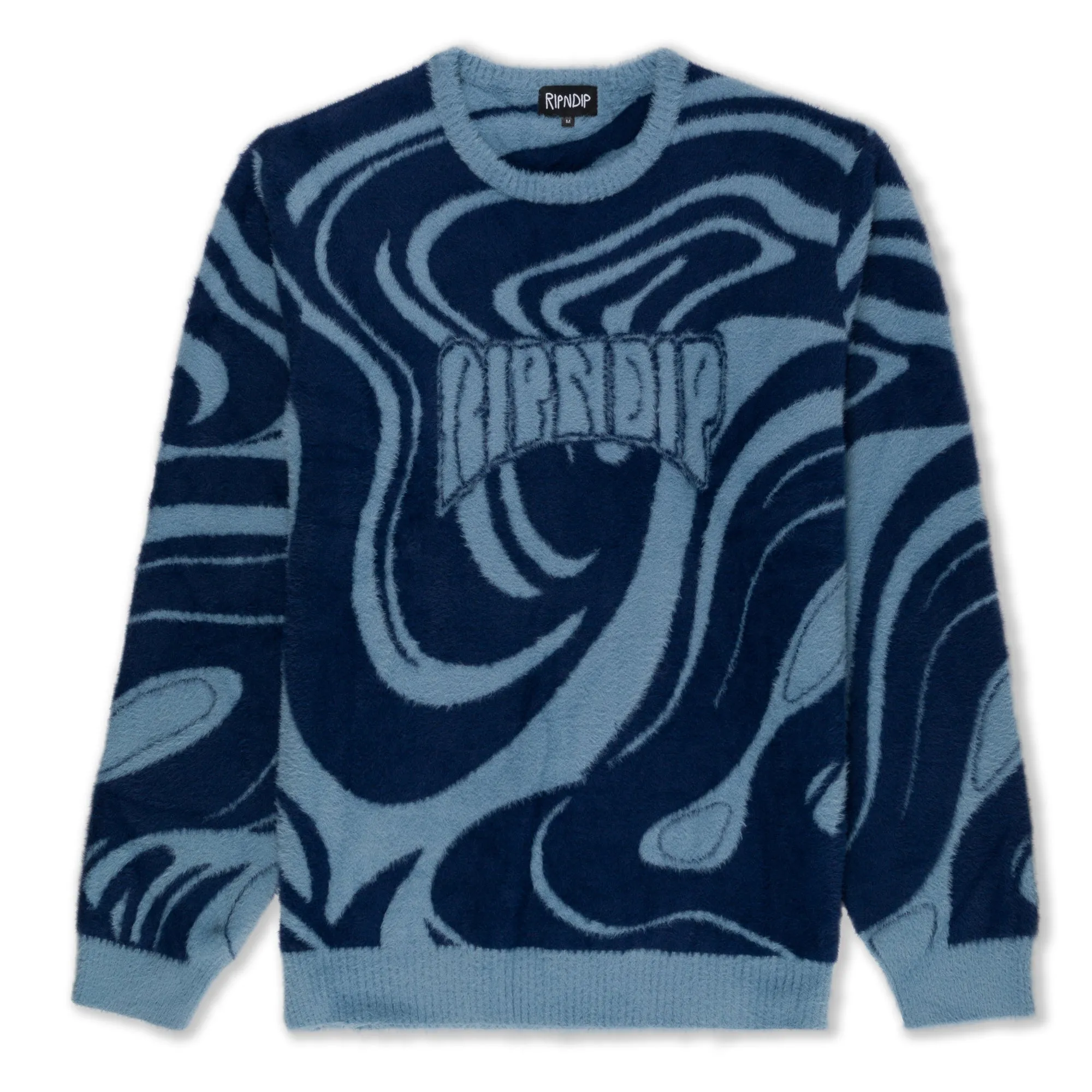 Psychedelic Mohair Knit Sweater (Dark Slate) sold by Ripndip