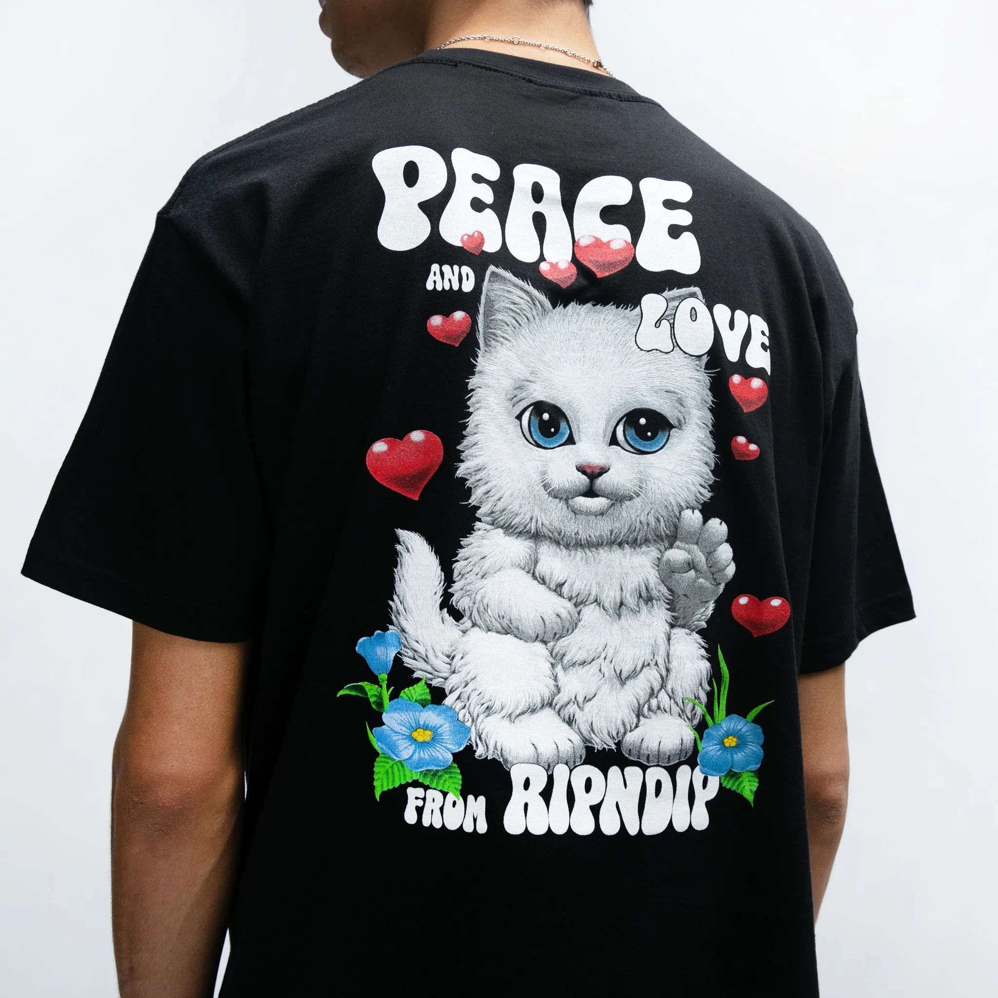 Peace Love Ripndip Tee (Black) sold by Ripndip product image thumbnail 2