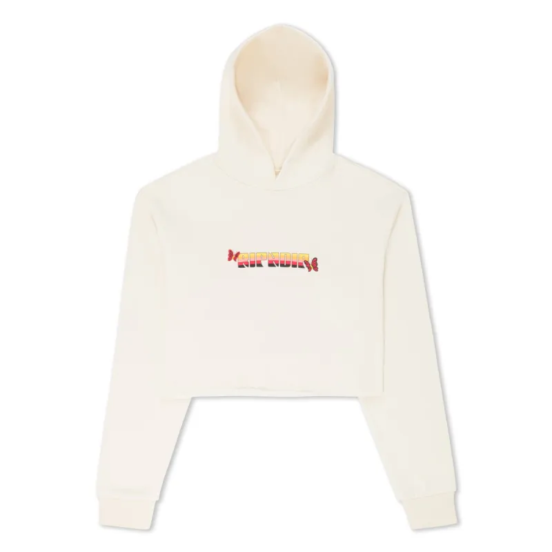 You Love Me Cropped Hoodie (Natural) sold by Ripndip