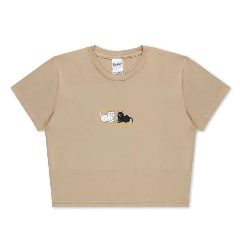 You Love Me Baby Tee (Almond) sold by Ripndip