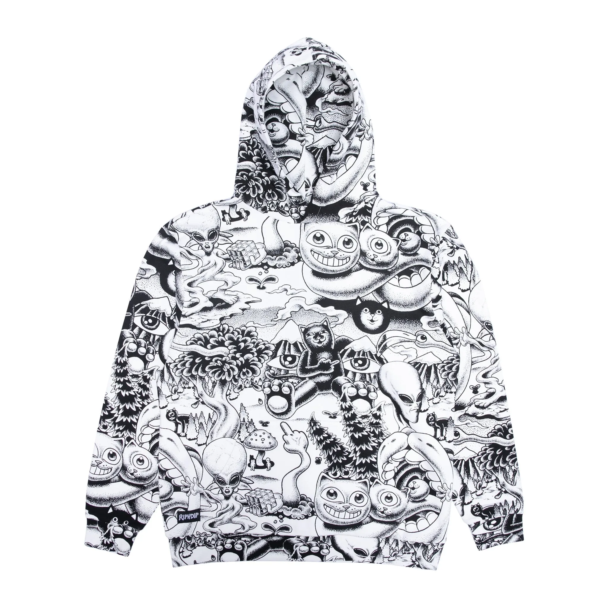 Dark Twisted Fantasy Hoodie (Black/White) sold by Ripndip