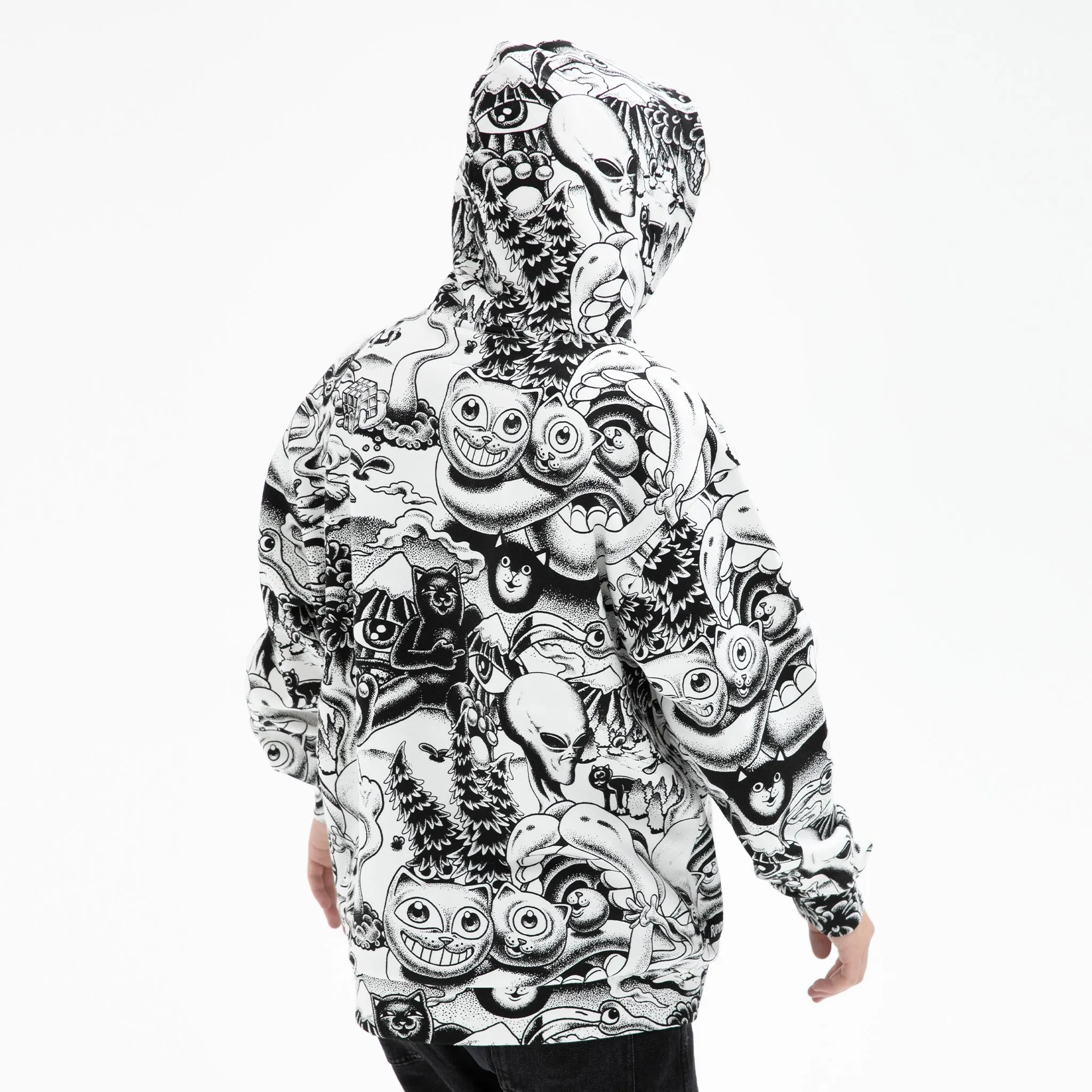 Dark Twisted Fantasy Hoodie (Black/White) sold by Ripndip product image thumbnail 2