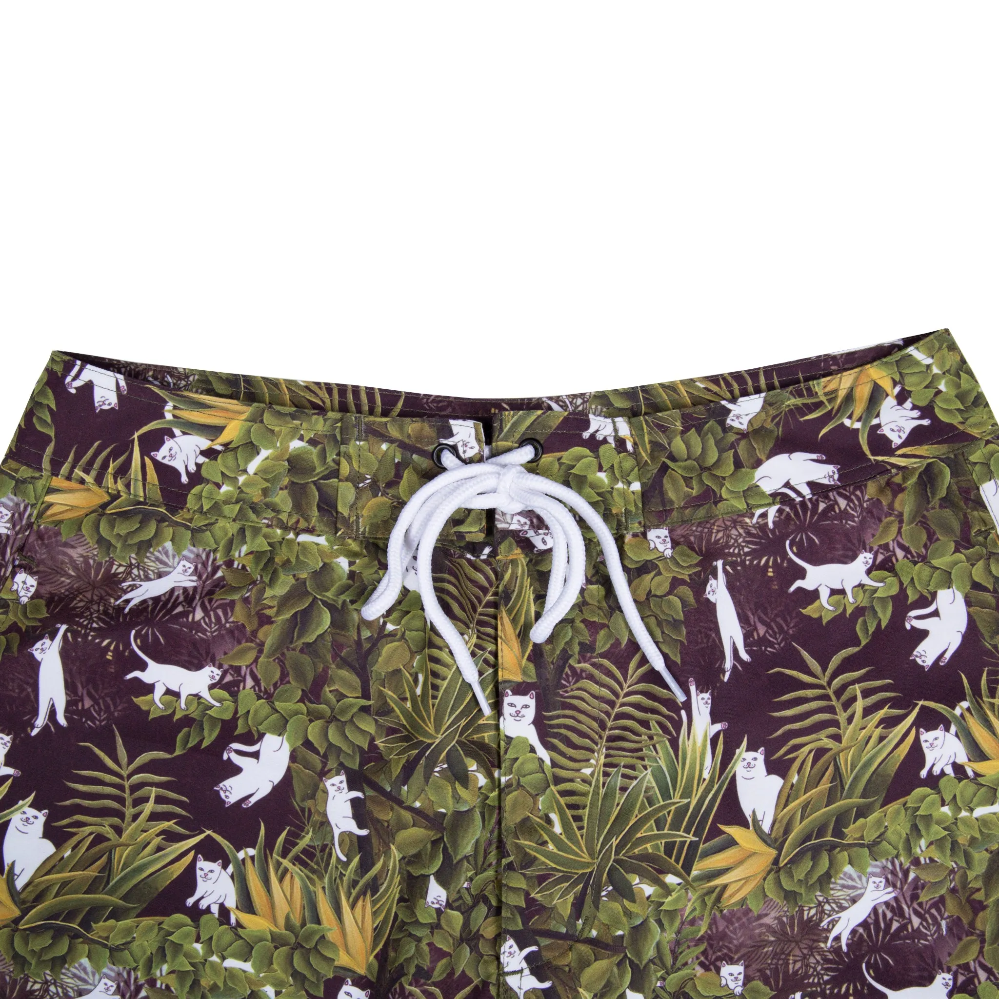 Jungle Nerm Swim Shorts (Black) sold by Ripndip product image thumbnail 3