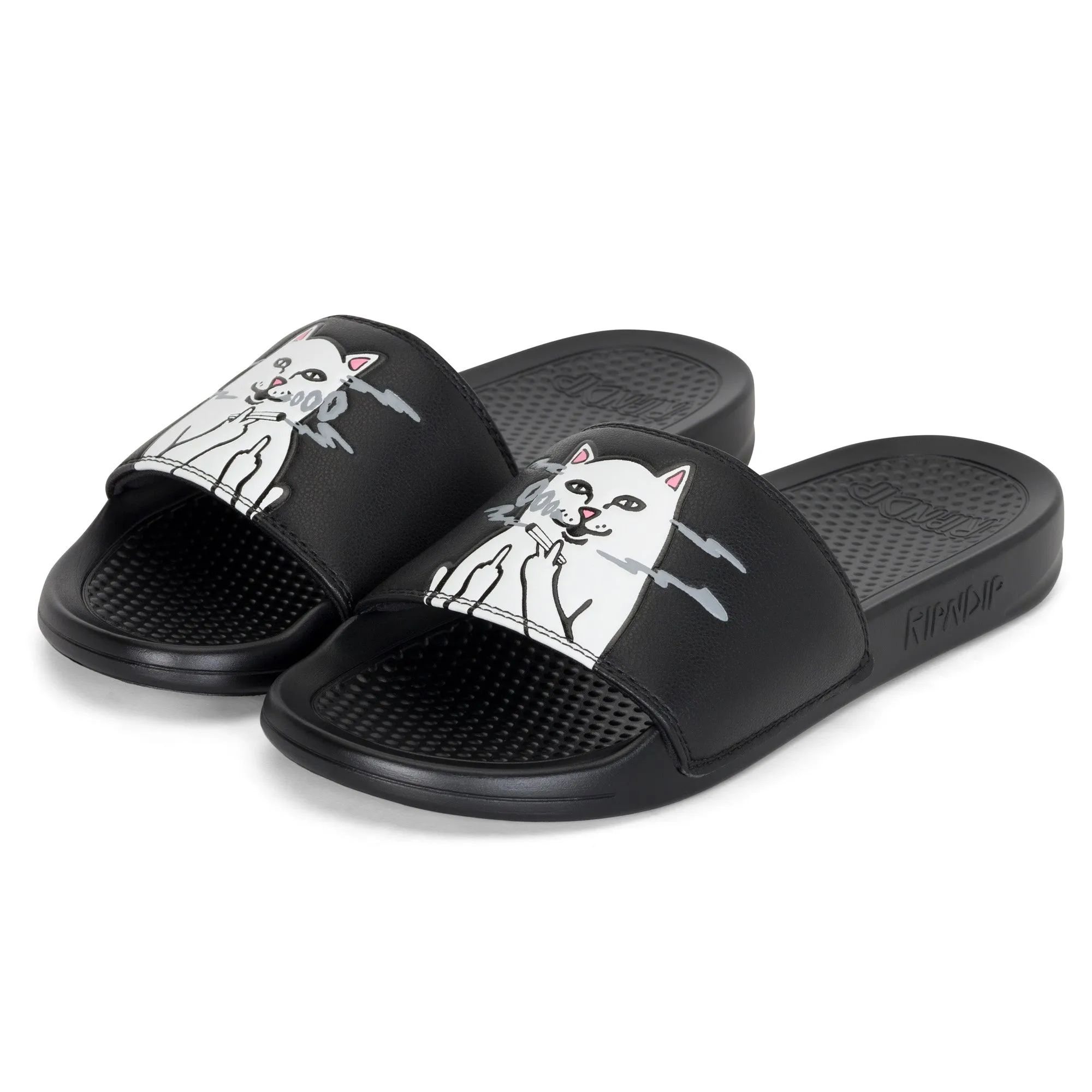 Lord Smokey Slides (Black) sold by Ripndip