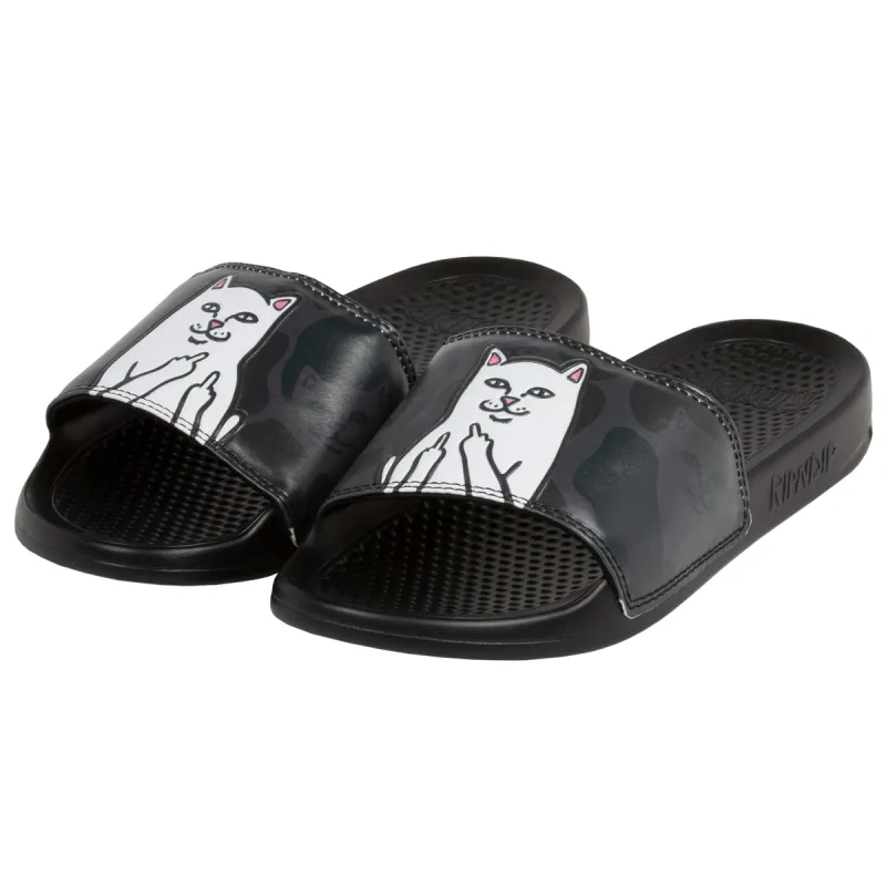 Lord Nermal Slides (Blackout Camo) sold by Ripndip