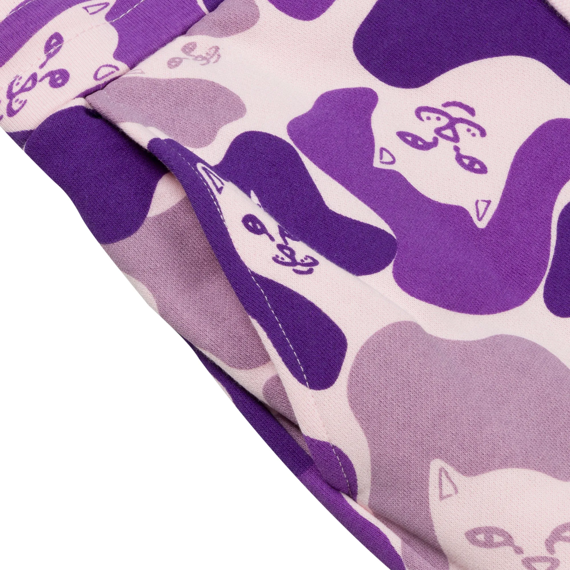 Nermal Camo Sweat Pants (Purple Camo) sold by Ripndip product image thumbnail 3