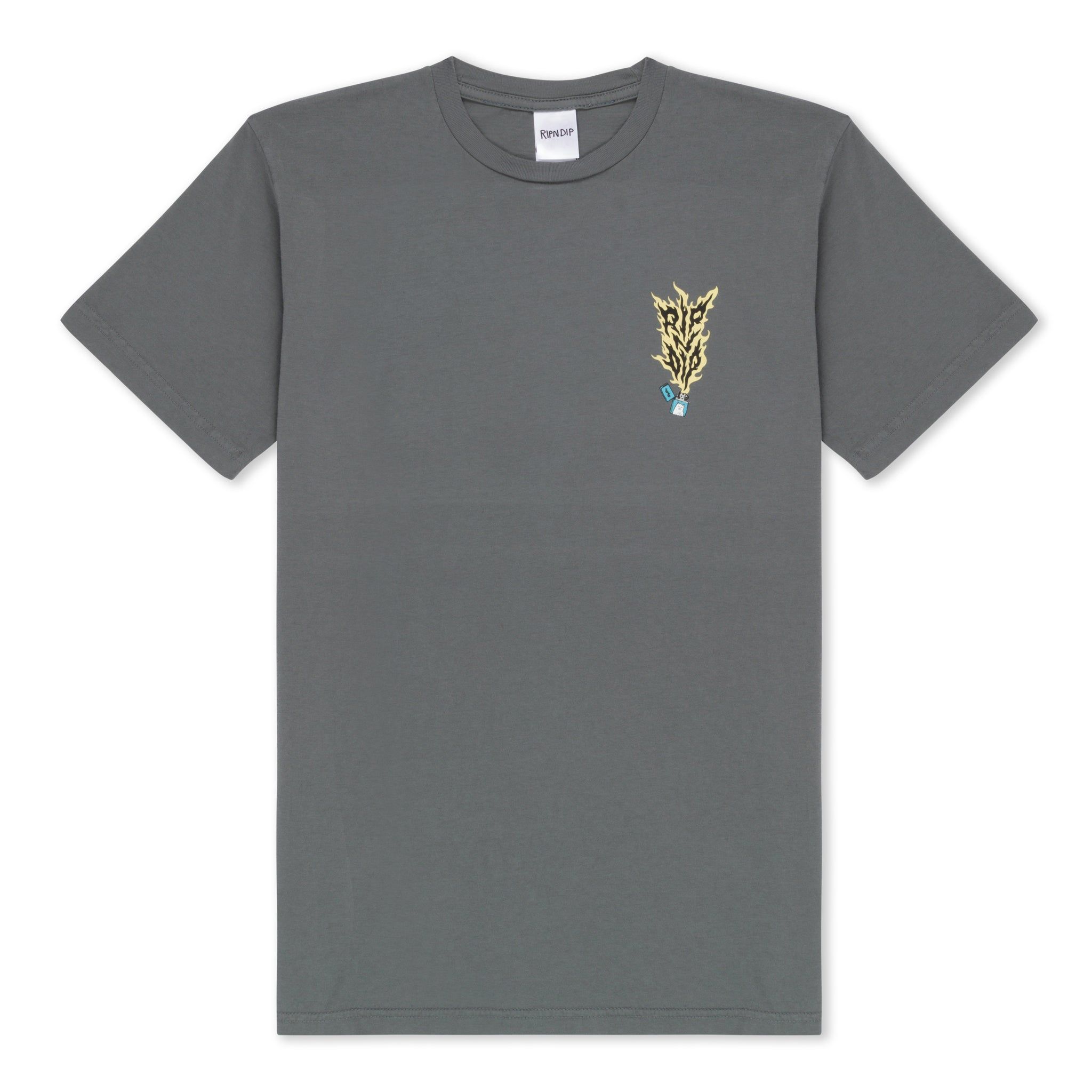 Ripnlit Tee (Charcoal) sold by Ripndip