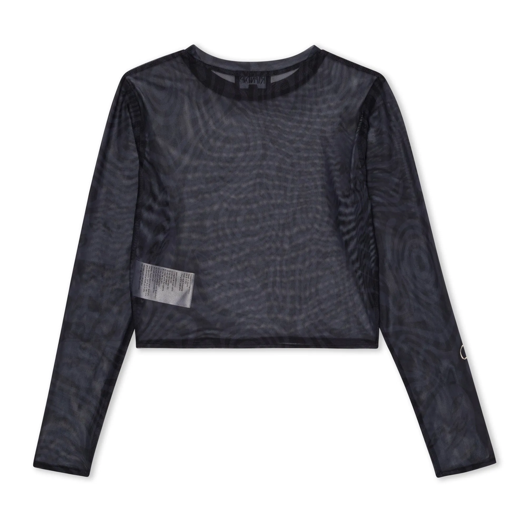 Hypnotic Crop Mesh Long Sleeve (Black) sold by Ripndip product image thumbnail 5