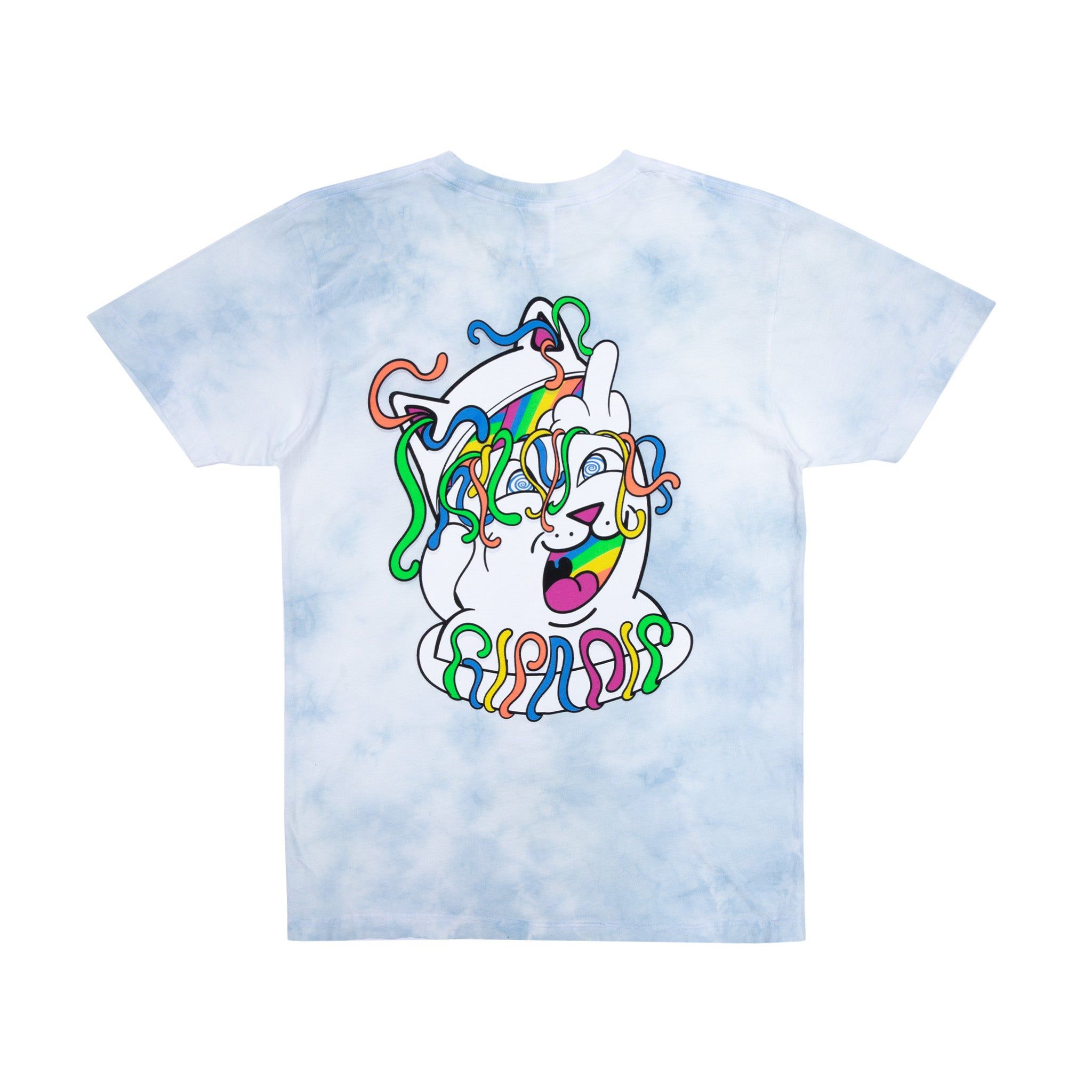 Acid Playdo Tee (Light Blue Cloud Wash) sold by Ripndip