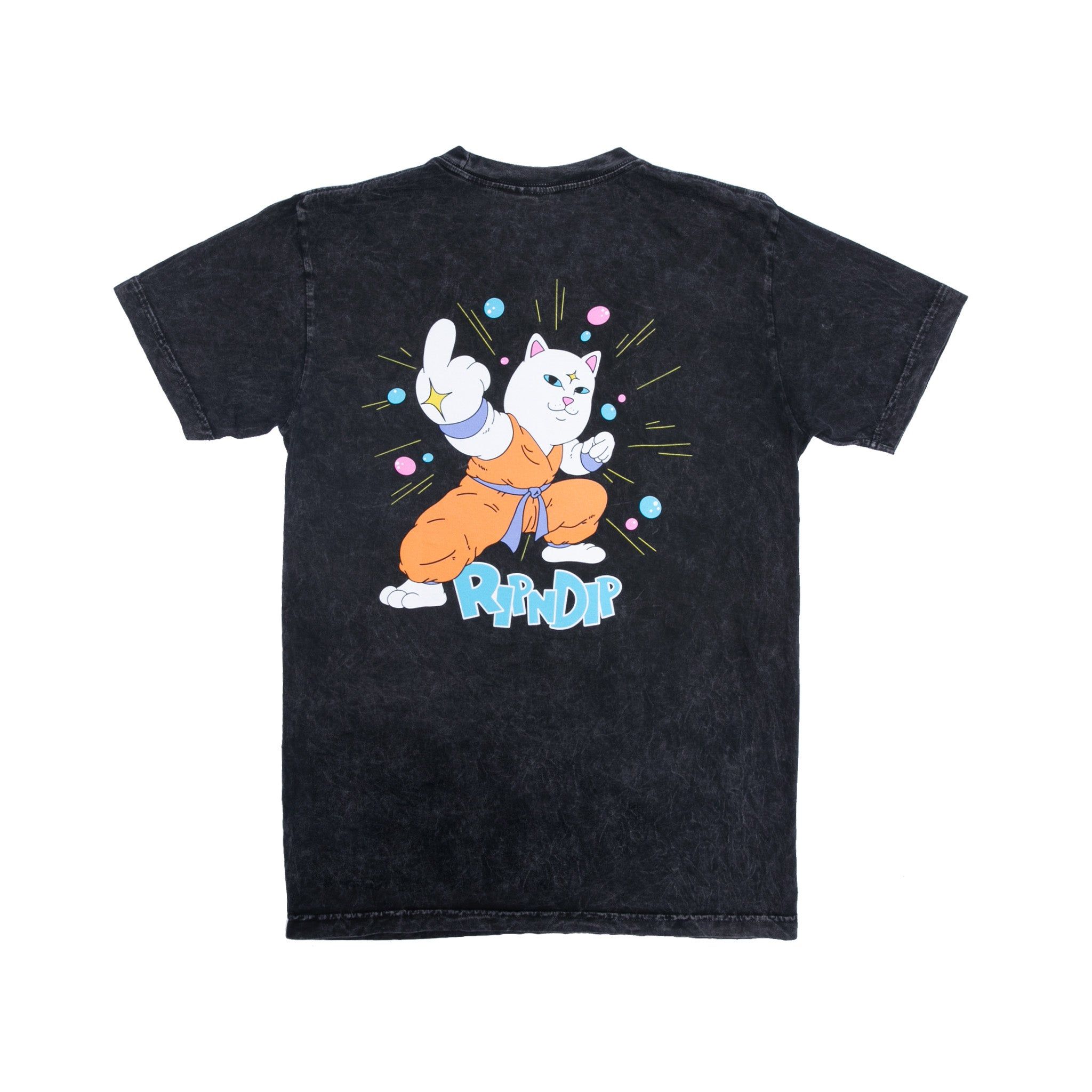 Power Tee (Black Mineral Wash) sold by Ripndip