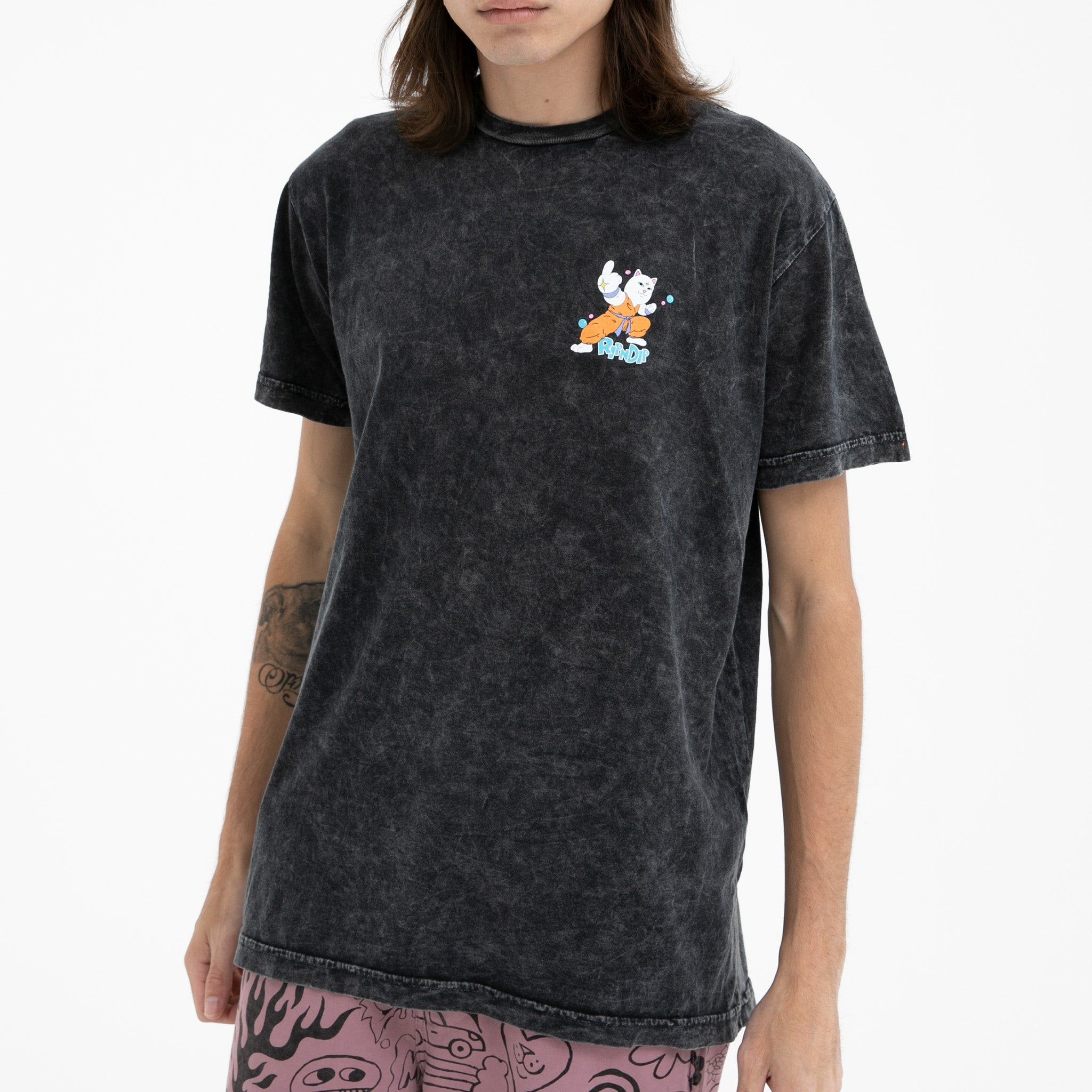 Power Tee (Black Mineral Wash) sold by Ripndip product image thumbnail 2