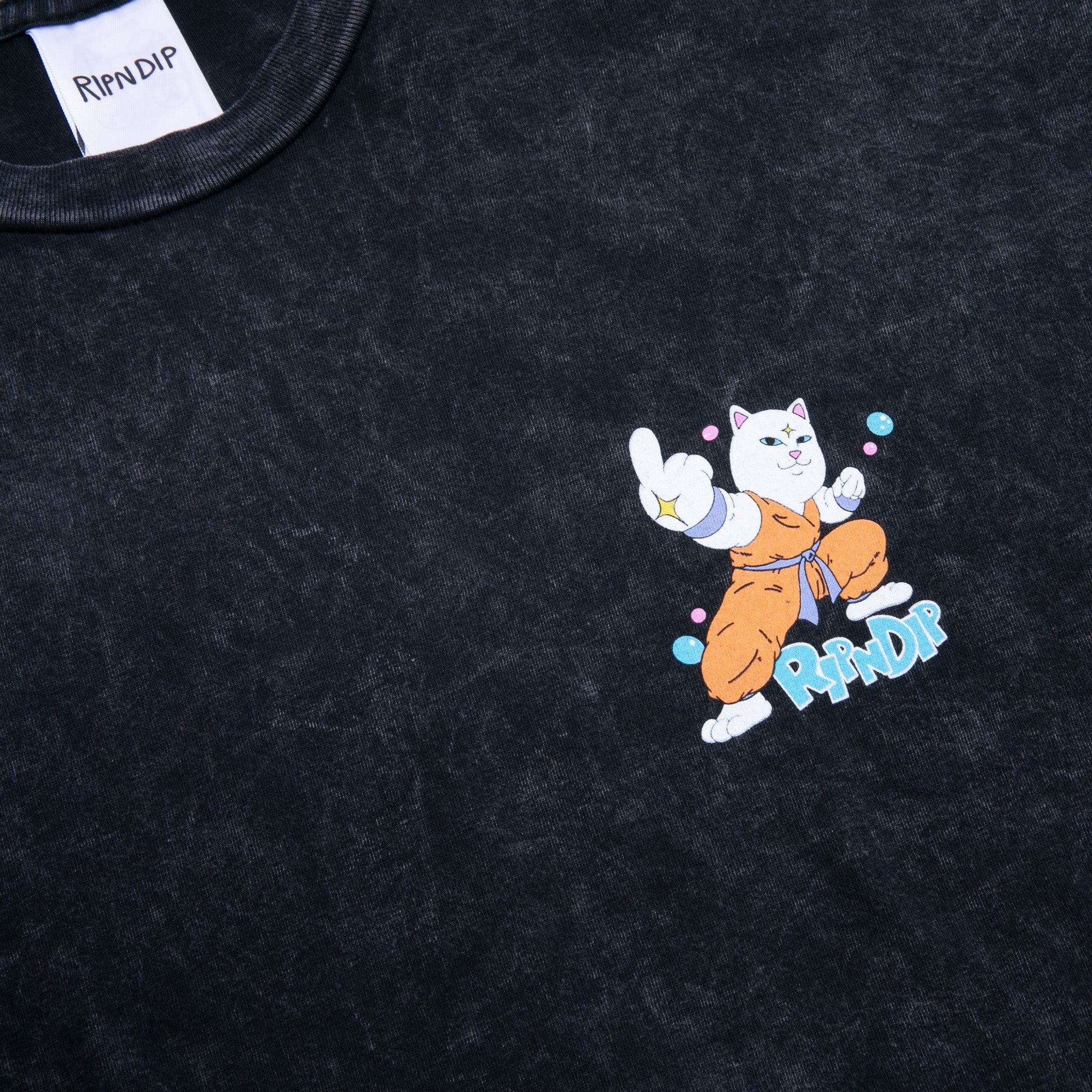 Power Tee (Black Mineral Wash) sold by Ripndip product image thumbnail 4