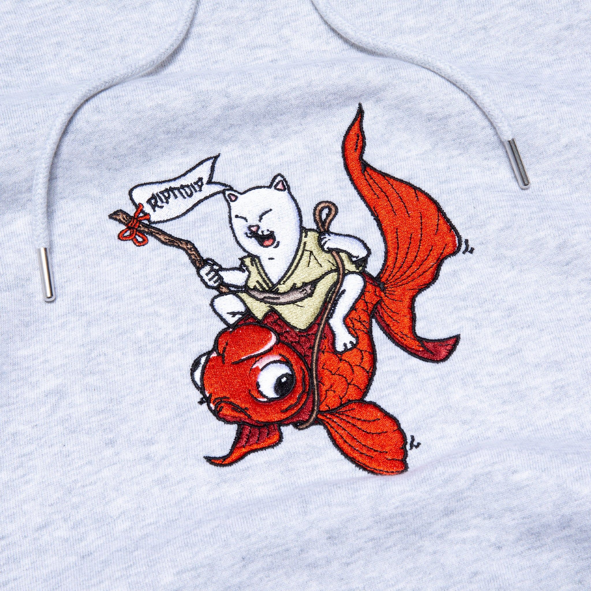 Master Nermal San Hoodie (Ash Heather) sold by Ripndip product image thumbnail 3