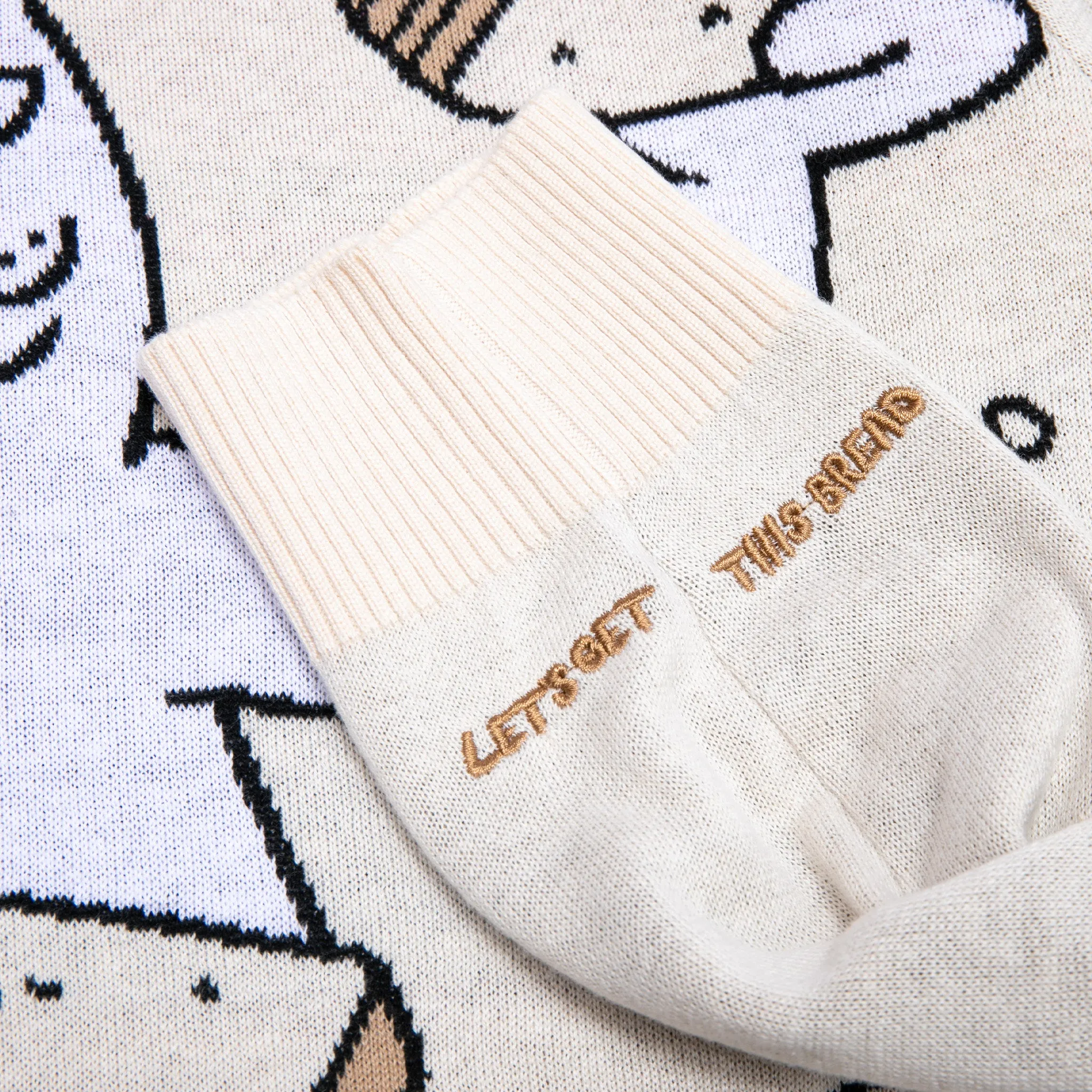Lets Get This Bread Knit Sweater (Natural) sold by Ripndip product image thumbnail 5
