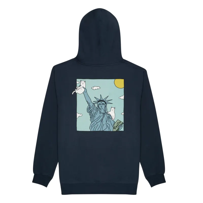 Liberty Hoodie (Slate Blue) sold by Ripndip