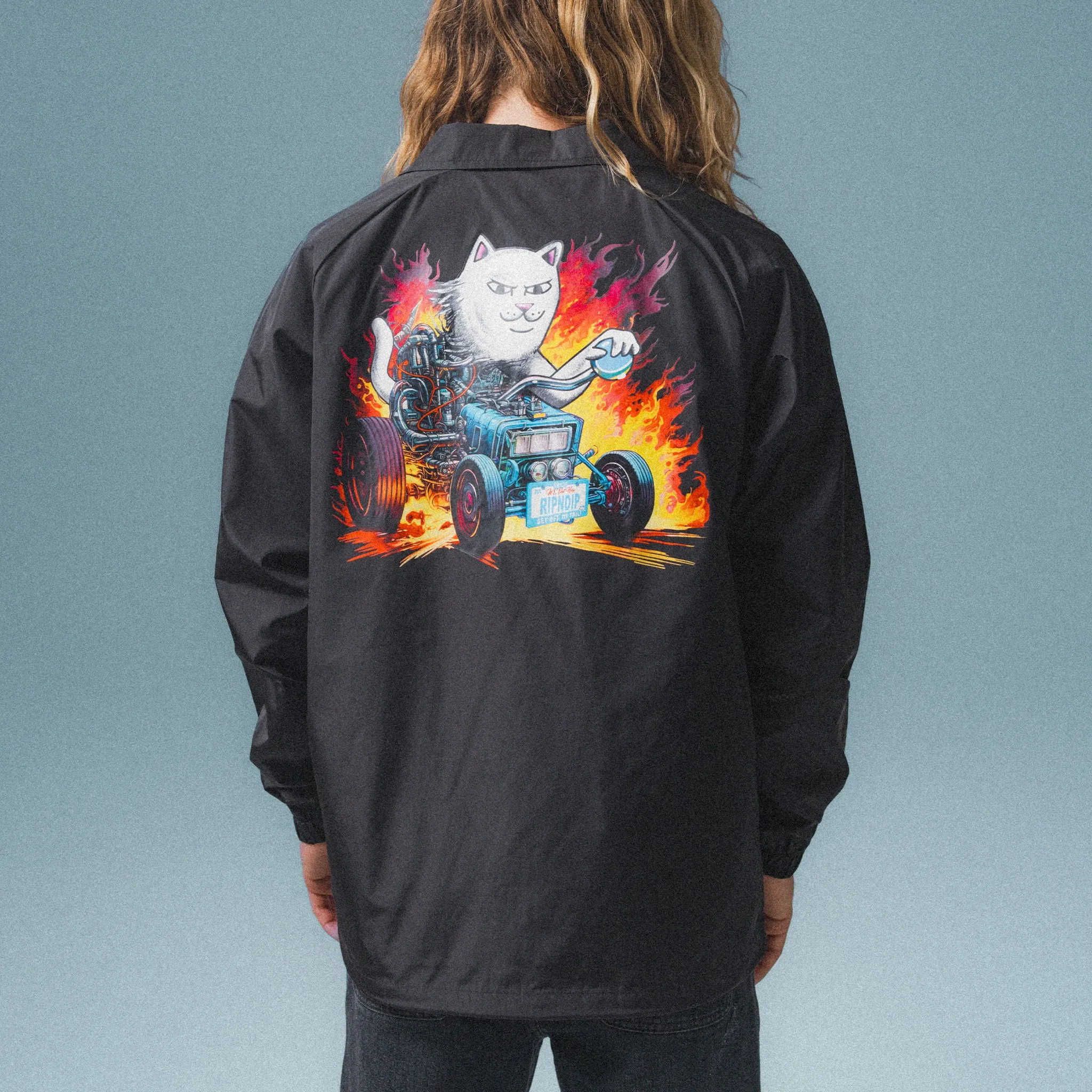 Risky Business Coaches Jacket (Black) sold by Ripndip product image thumbnail 2