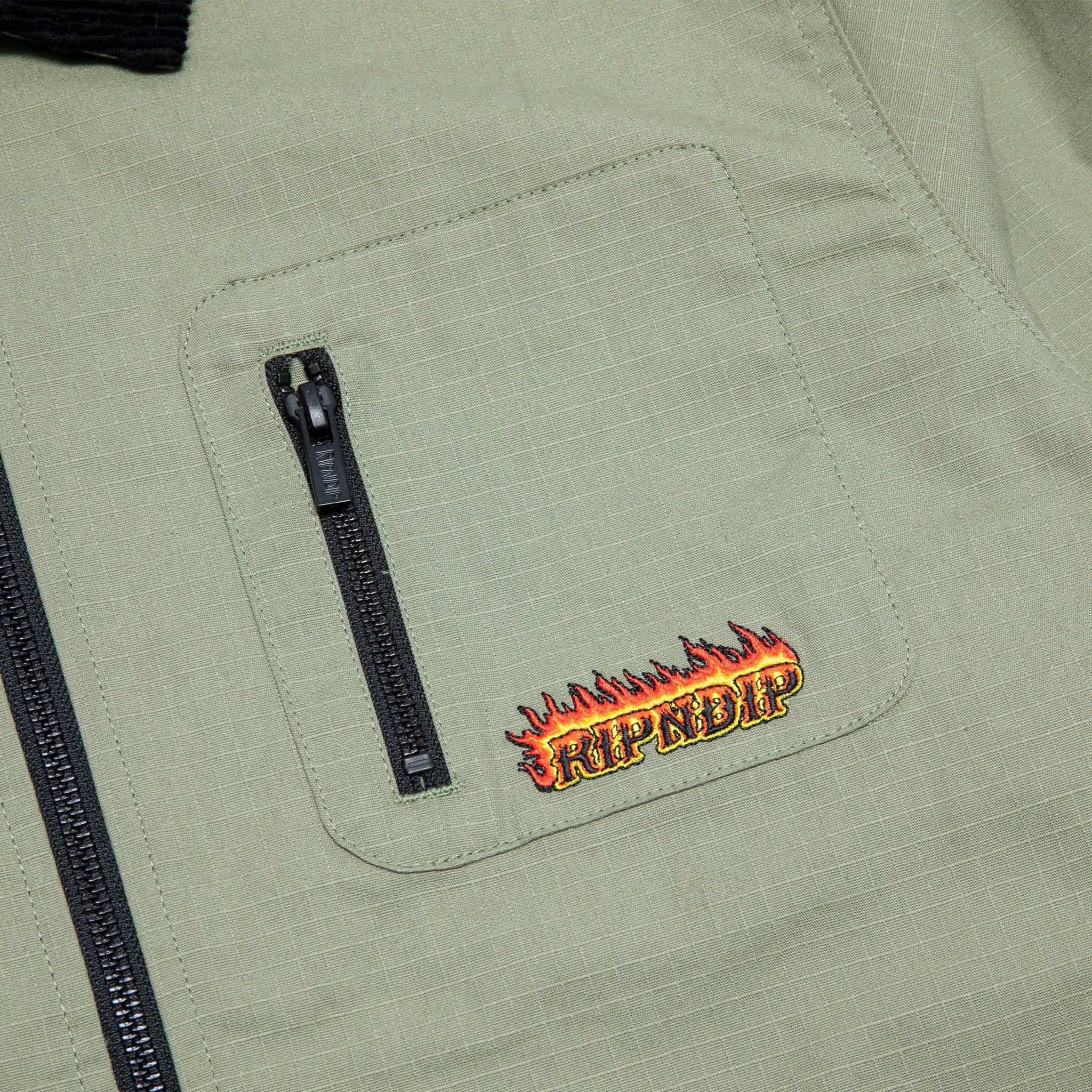 Highway To Heck Work Jacket (Military Green) sold by Ripndip product image thumbnail 7