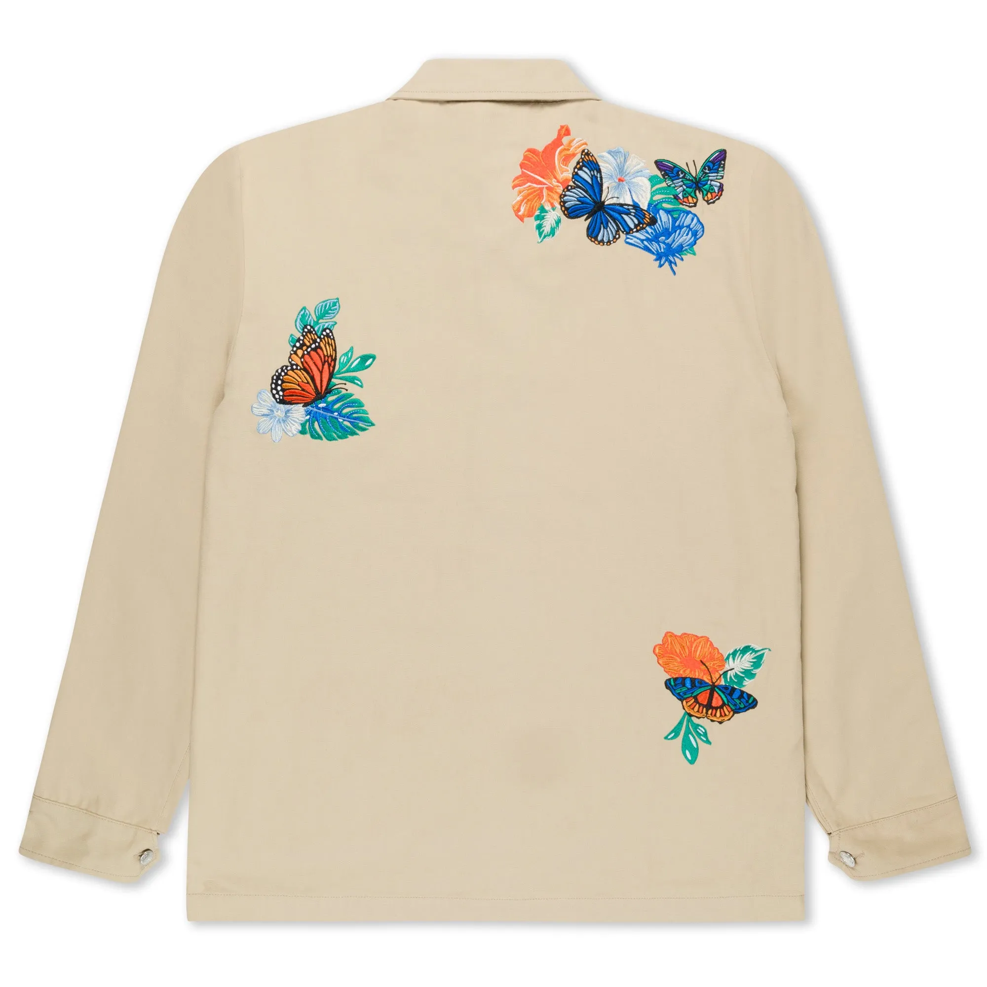 Los Ripndip Canvas Button Down Jacket (Khaki) sold by Ripndip product image thumbnail 2