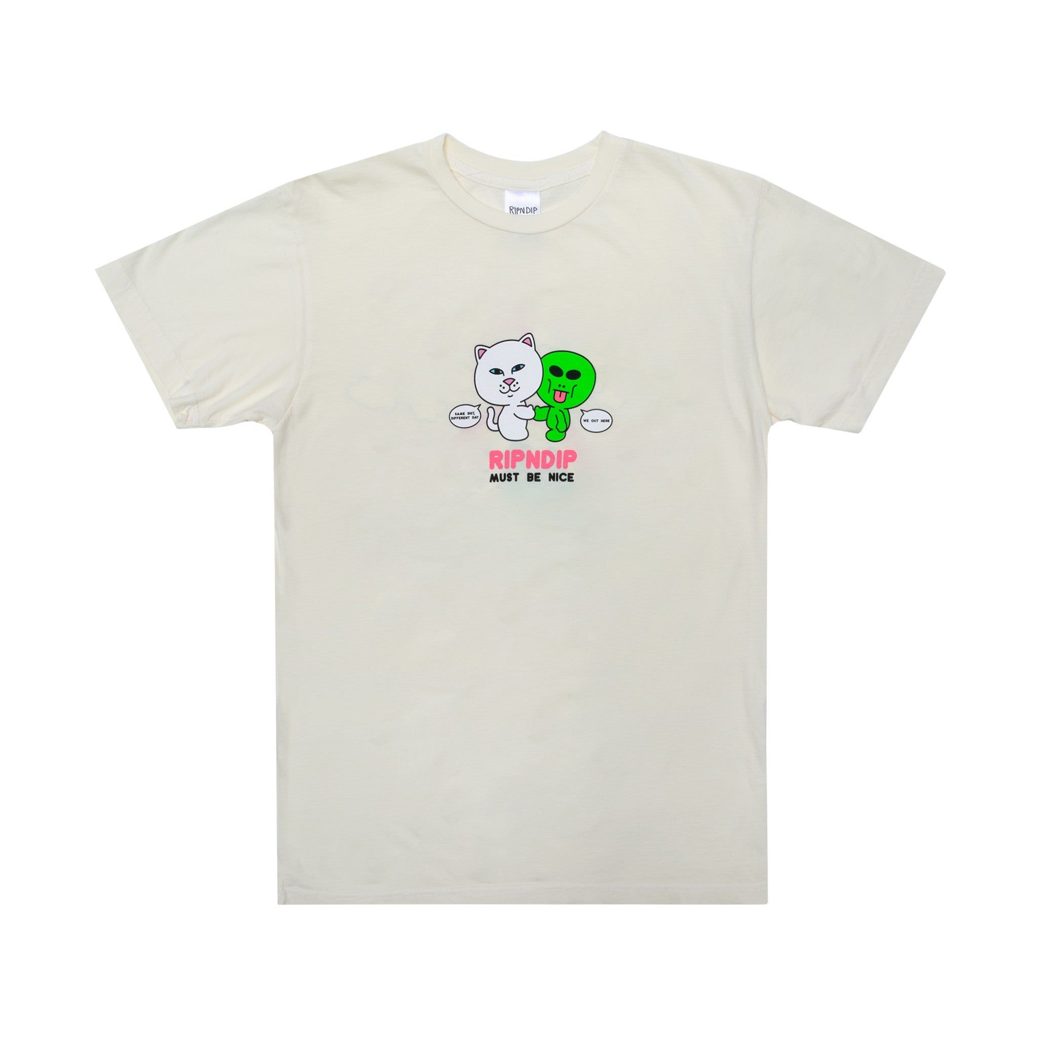 Buddy System Tee (Natural) sold by Ripndip product image thumbnail 3