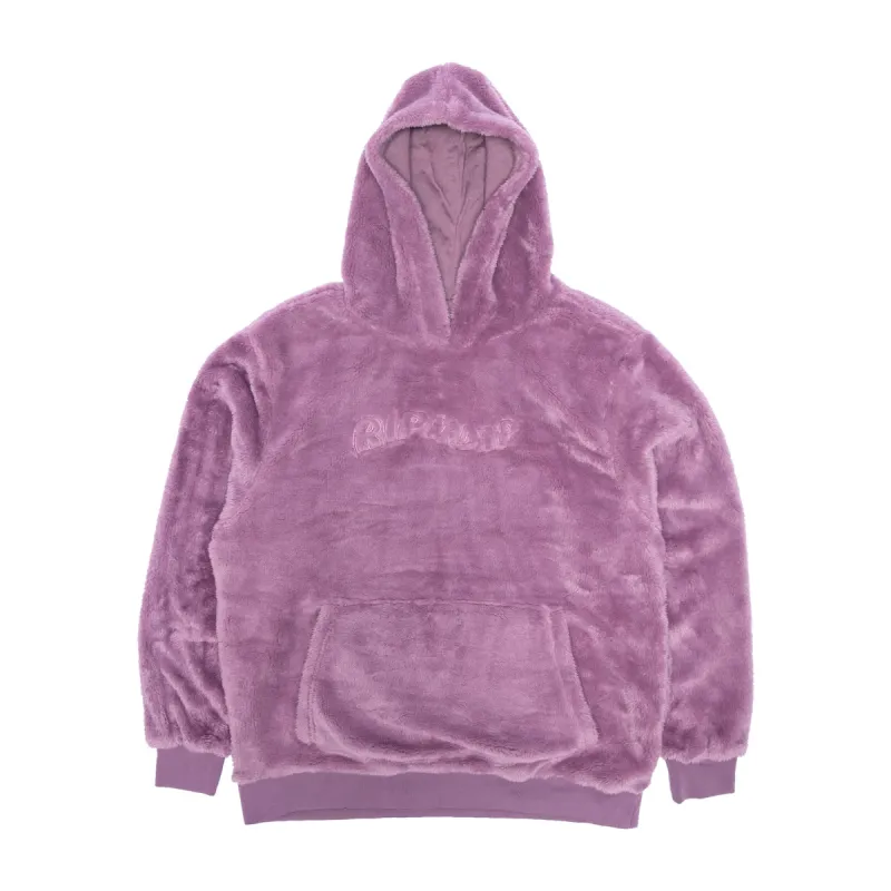 Waves Sherpa Hoodie (Mauve) sold by Ripndip
