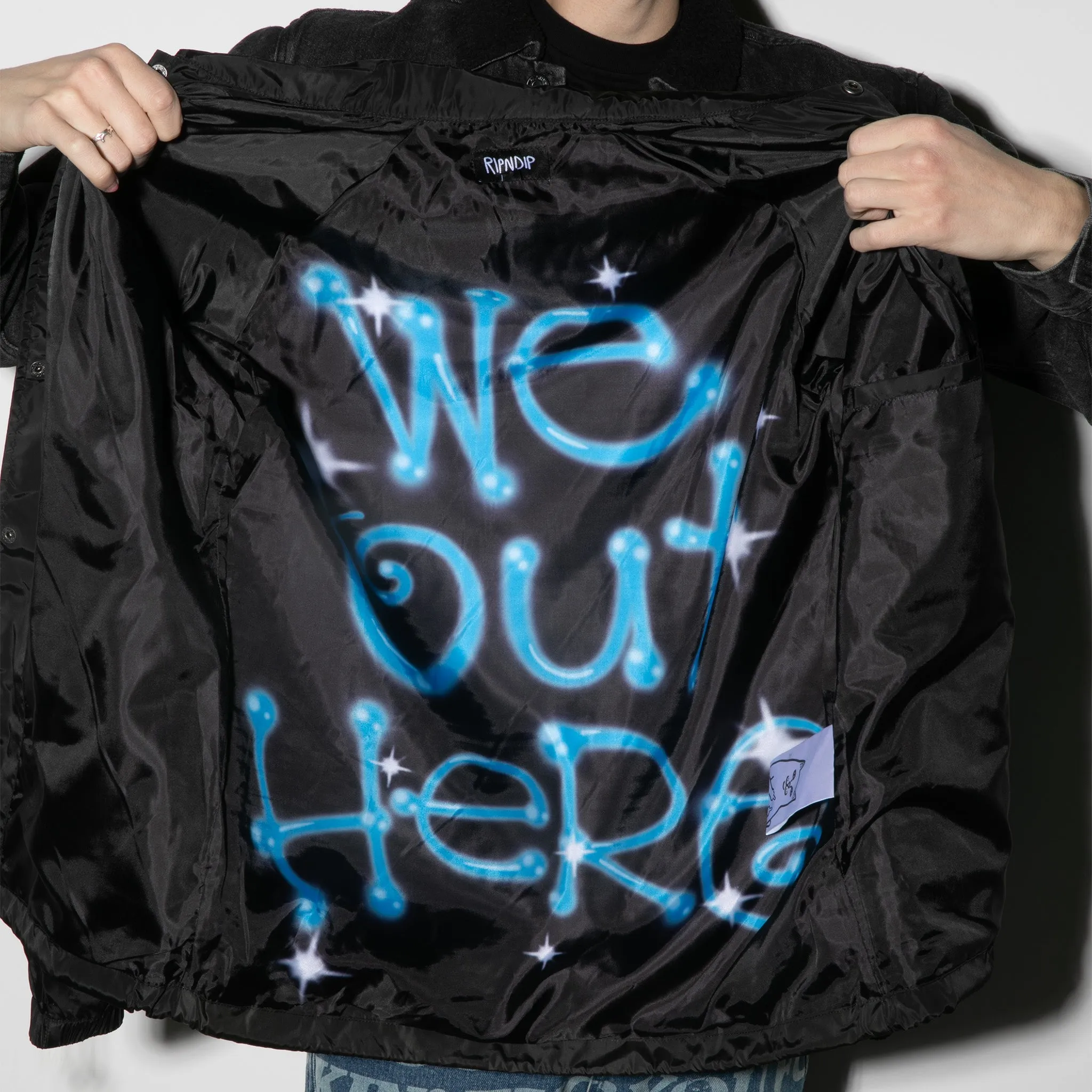 Sprinkles Coaches Jacket (Black) sold by Ripndip product image thumbnail 4